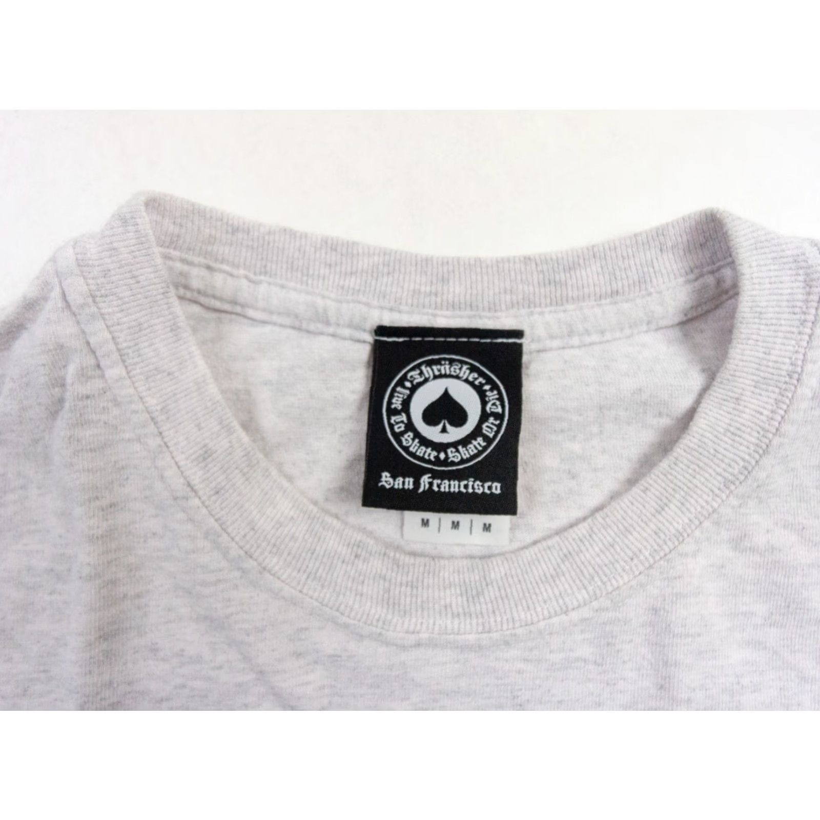 Thrasher VINTAGE Thrasher T-Shirt Shirt Mens Medium Gray Skateboarding Streetwear Tee Short Sleeve Adult Size US M / EU 48-50 / 2 - 4 Thumbnail