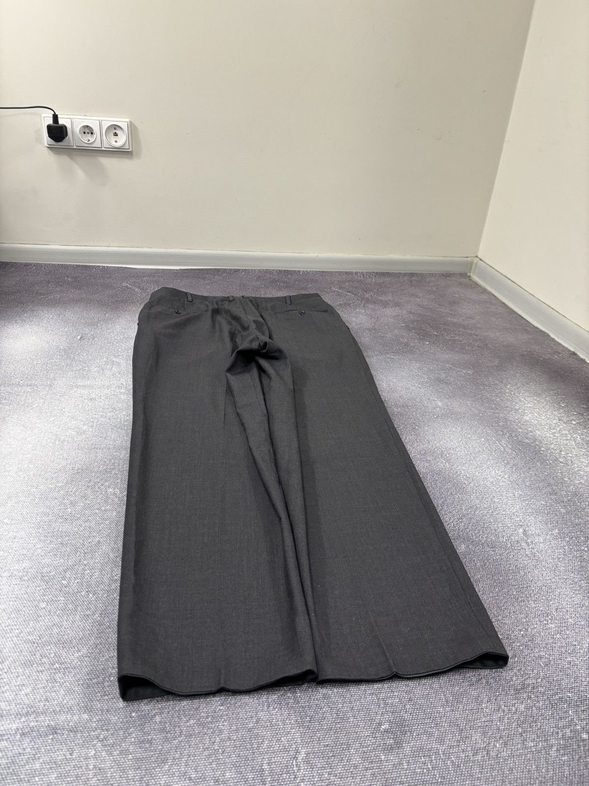 Kiton Kiton Napoli Men’s Charcoal Gray Wool Dress Pants Trousers Size US 38 / EU 54 - 12 Thumbnail