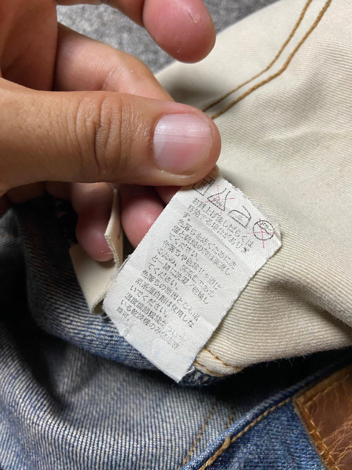 Gap × Vintage GAP 1969 Slim Fit Bootcut Ripped Jeans (123) Size US 30 / EU 46 - 3 Thumbnail