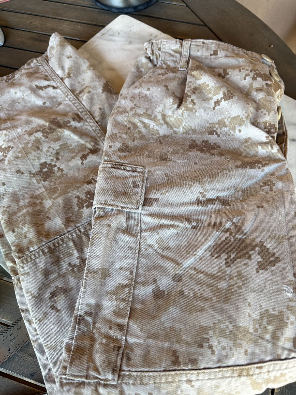 Vintage Vintage USMC Desert Camo Cargo Pants 27”-32” Size US 30 / EU 46 - 8 Thumbnail