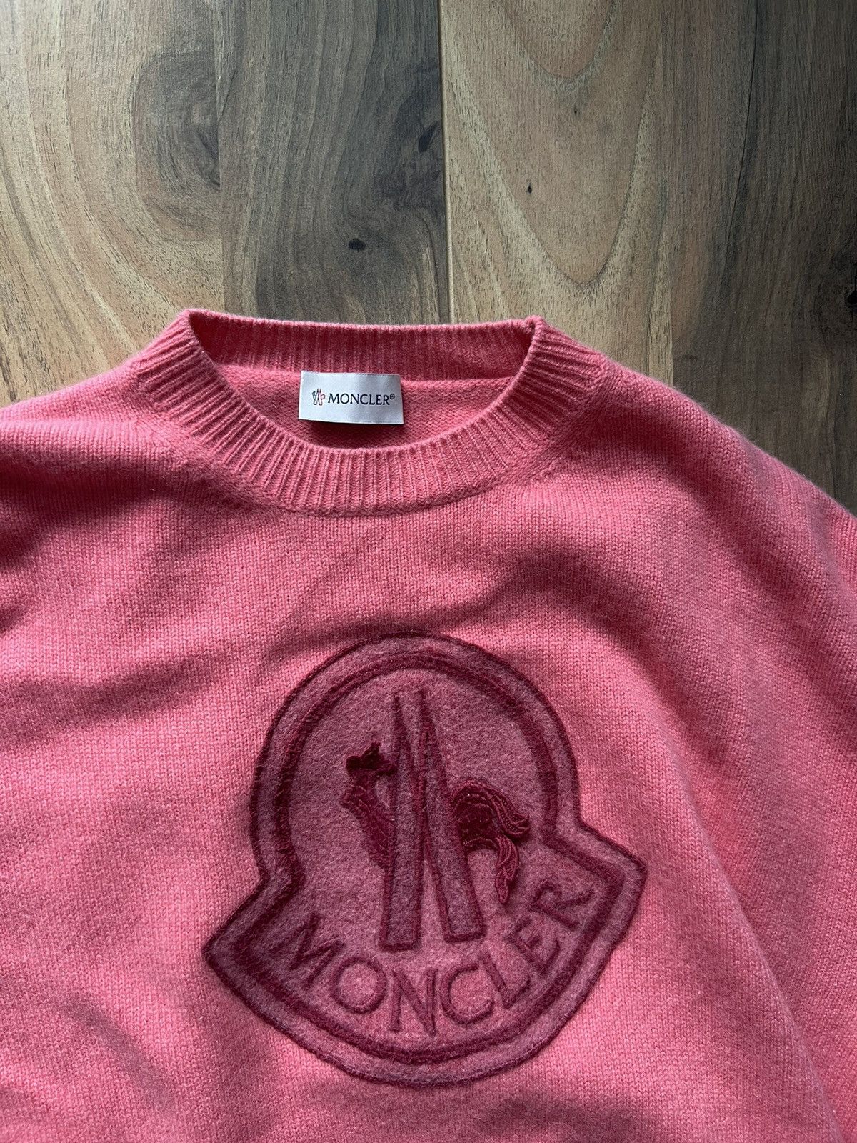 Moncler Moncler Big Logo Maglione Tricot Sweater Size S / US 4 / IT 40 - 9 Thumbnail