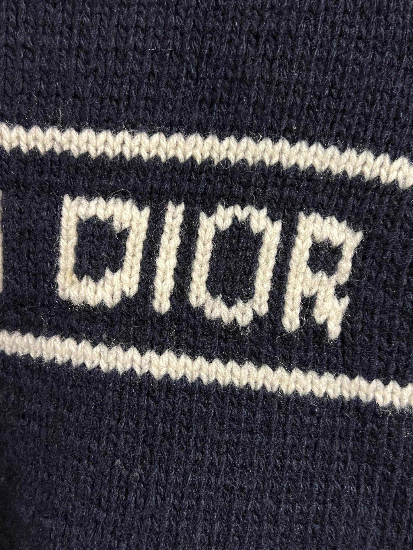 Dior Dior Navy Star Logo Knit Short Sleeve 34 Size XS / US 0-2 / IT 36-38 - 5 Thumbnail