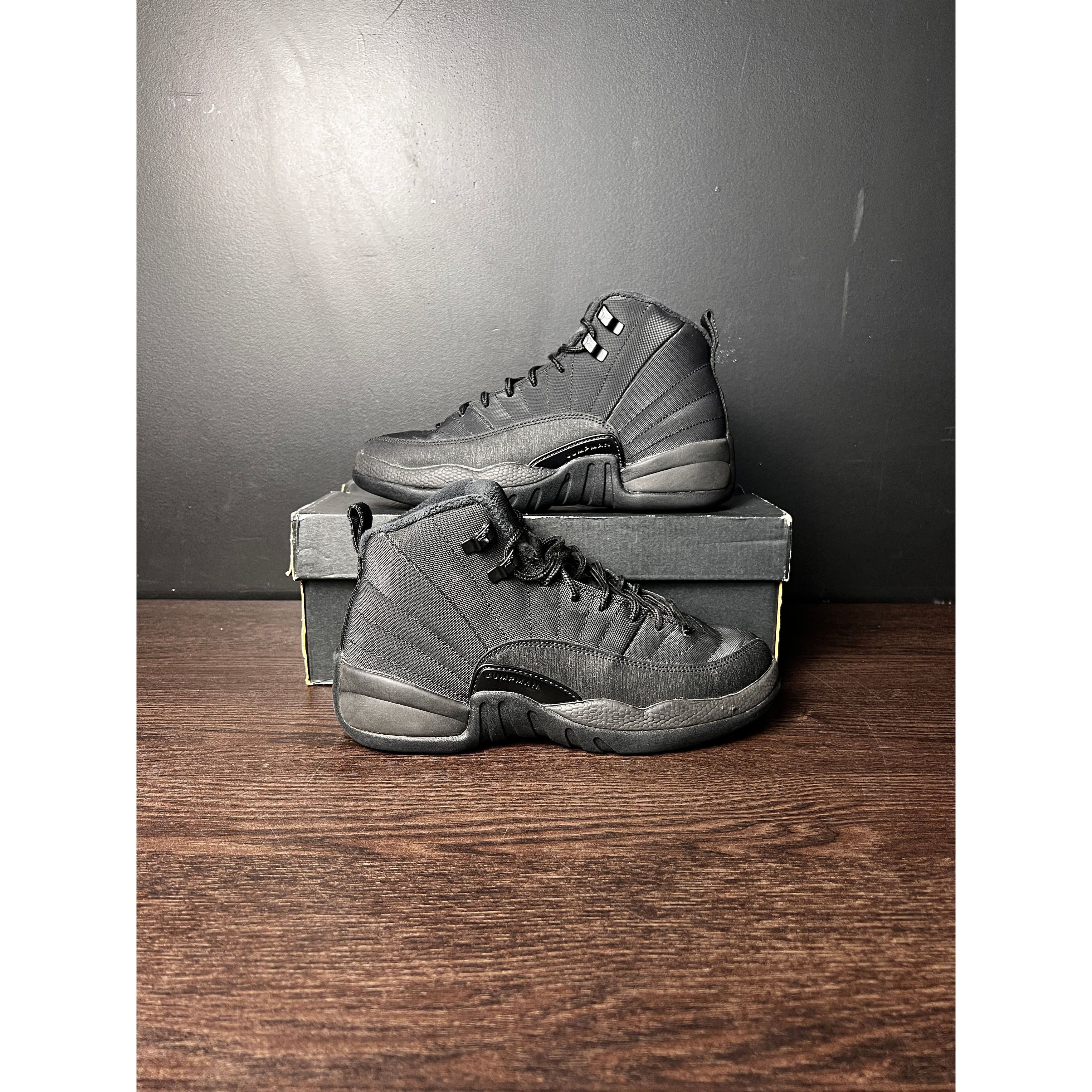 Jordan Brand Air Jordan 12 Retro "Winter Black" (GS) **PRE-OWNED** - Size 6 Size US 6 / EU 39 - 1 Thumbnail