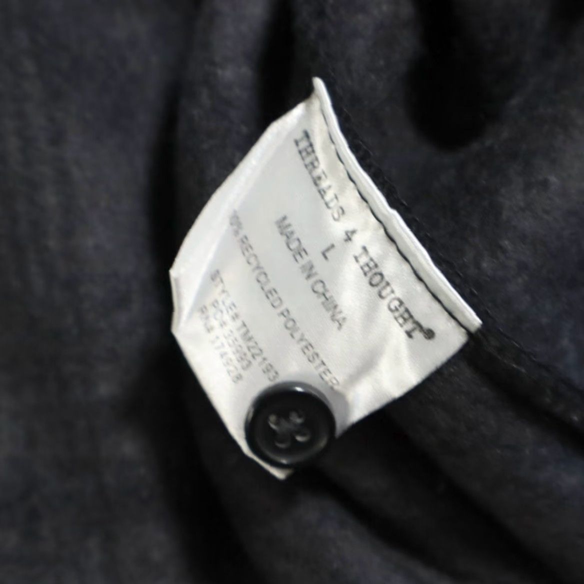 Threads 4 Thought Threads 4 Thought Shirt Men L Fleece Flannel Plaid Button Down Black Size US L / EU 52-54 / 3 - 8 Thumbnail