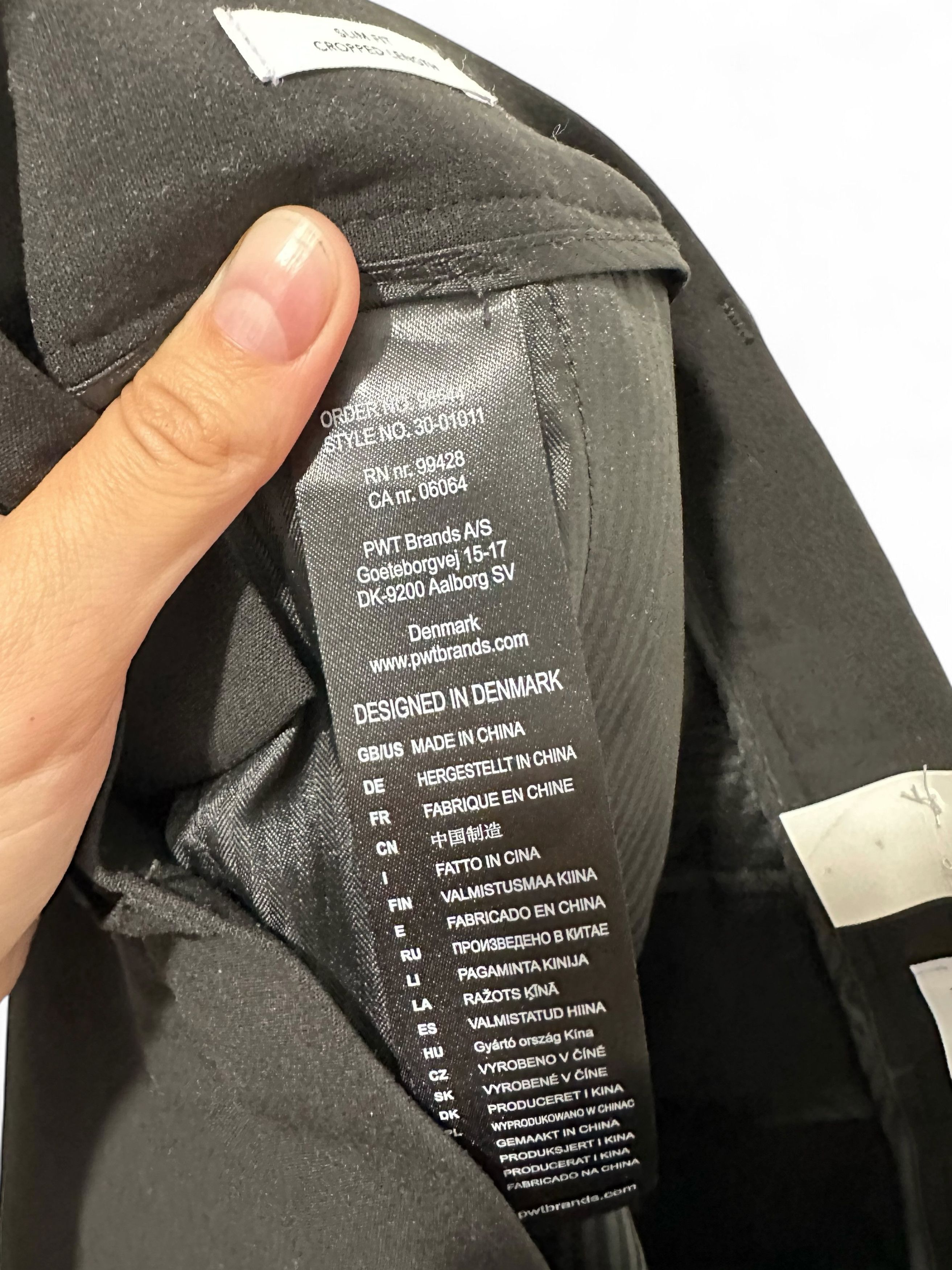Lindbergh Lindbergh Black Casual Slim Fit Pants (S) Size US 30 / EU 46 - 7 Thumbnail