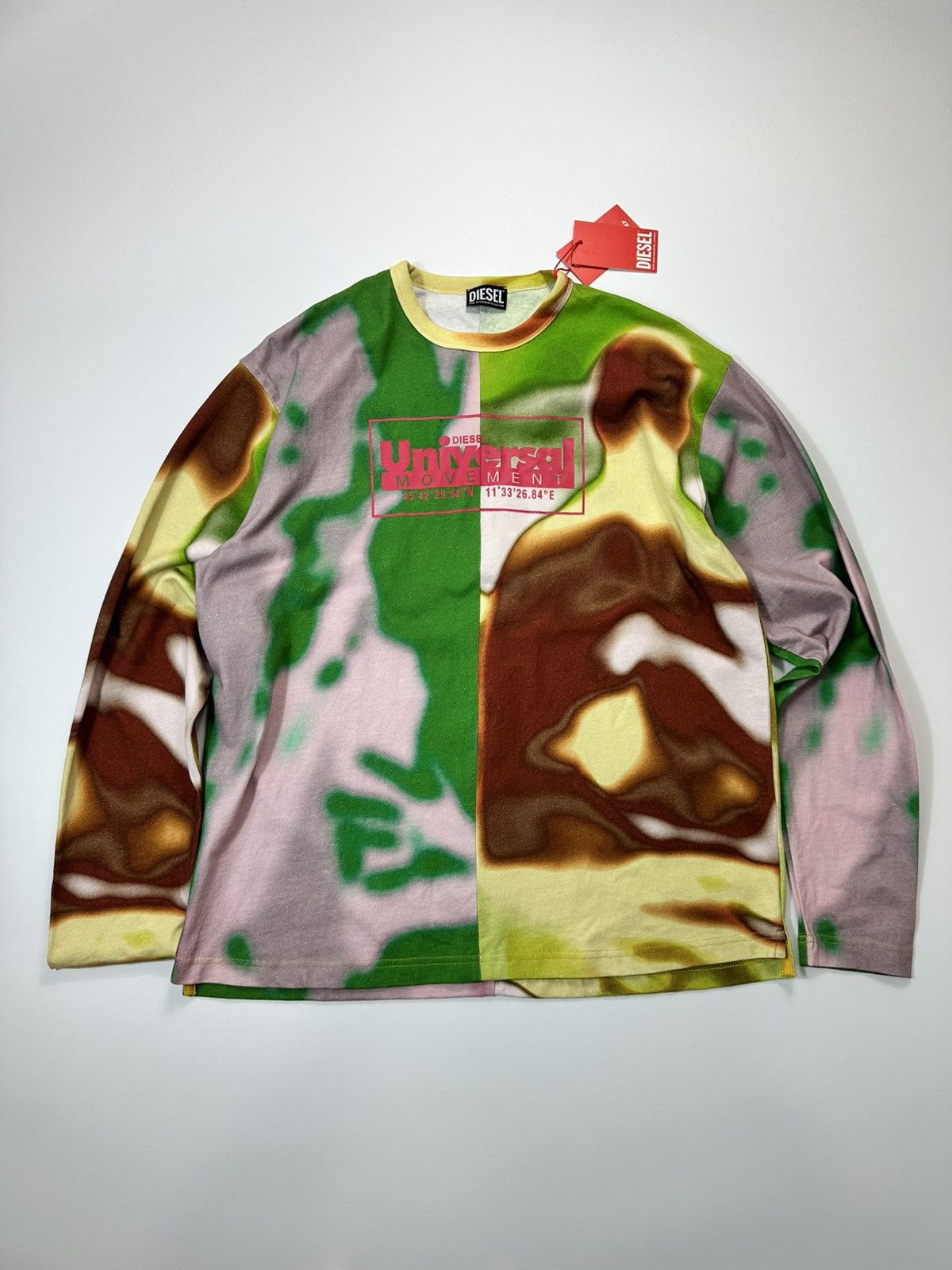 Diesel Diesel Long Sleeve Multicolor Universal Movement Size US M / EU 48-50 / 2 - 1 Thumbnail