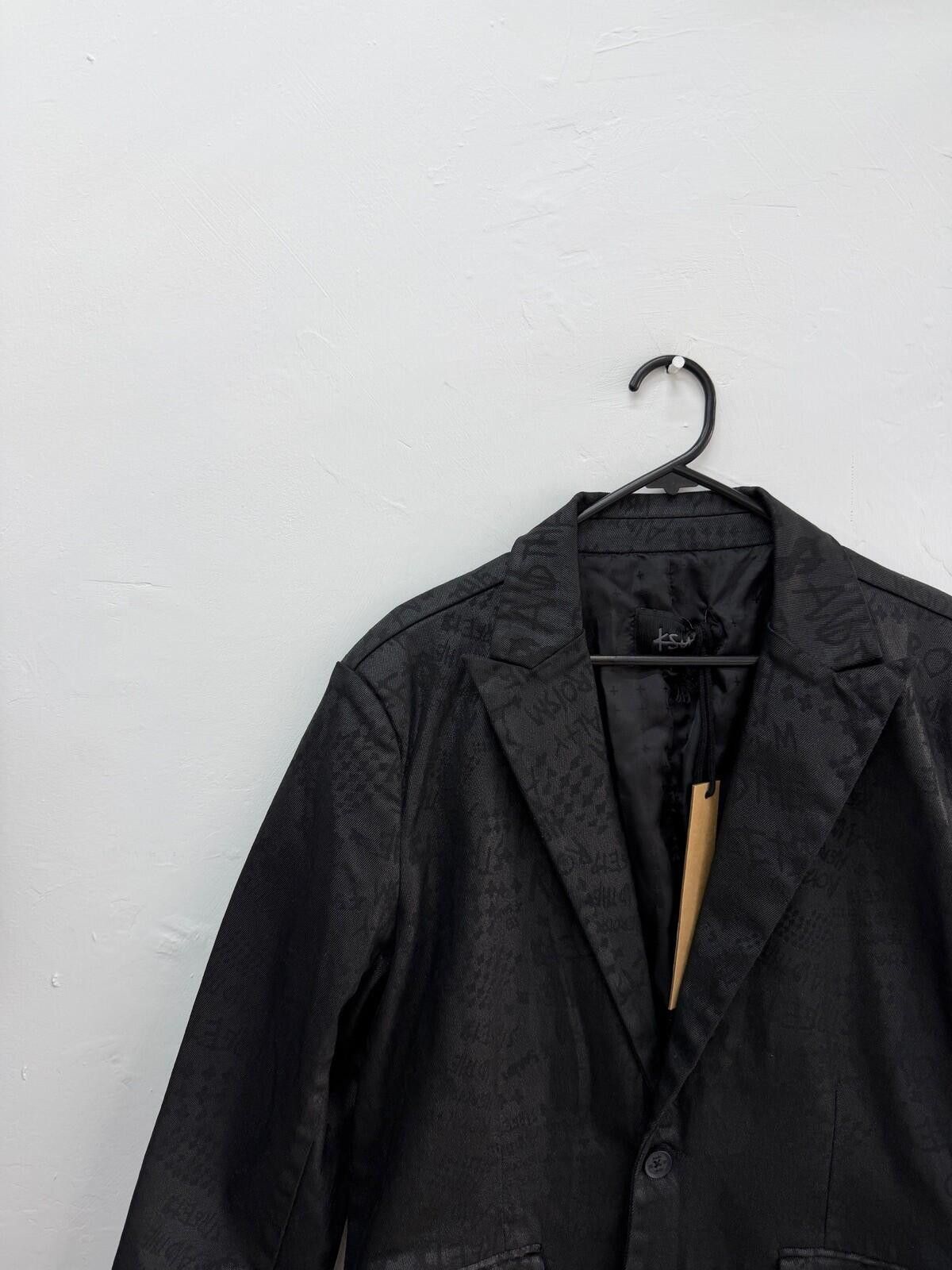 Ksubi new Ksubi mens black grease blazer jacket medium m suit 2 Size US M / EU 48-50 / 2 - 2 Thumbnail