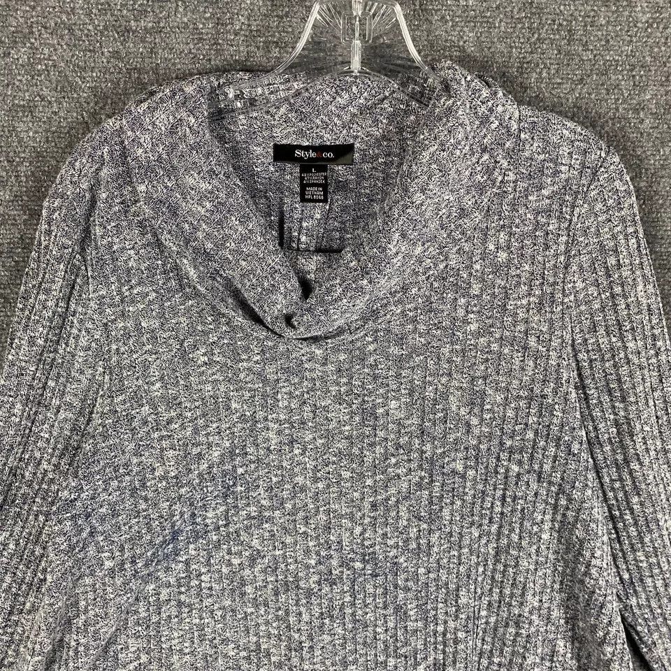 Style & Co Style & Co Sweater Women's Large Polyester Blend Knitted L Size L / US 10 / IT 46 - 2 Thumbnail