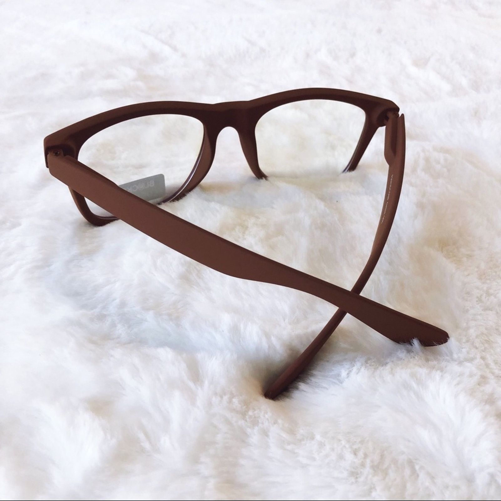 Other Brooks Brown Classic Rectangle Blue Light Glasses Size ONE SIZE - 6 Thumbnail