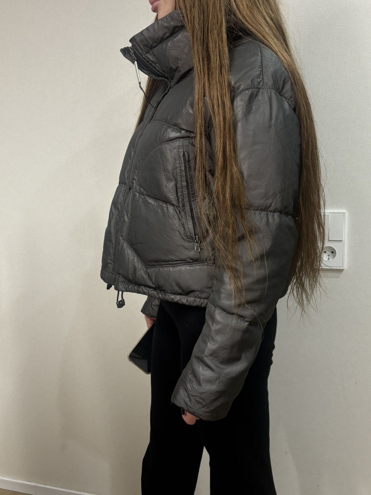 Isaac sellam reflective puffer jacket