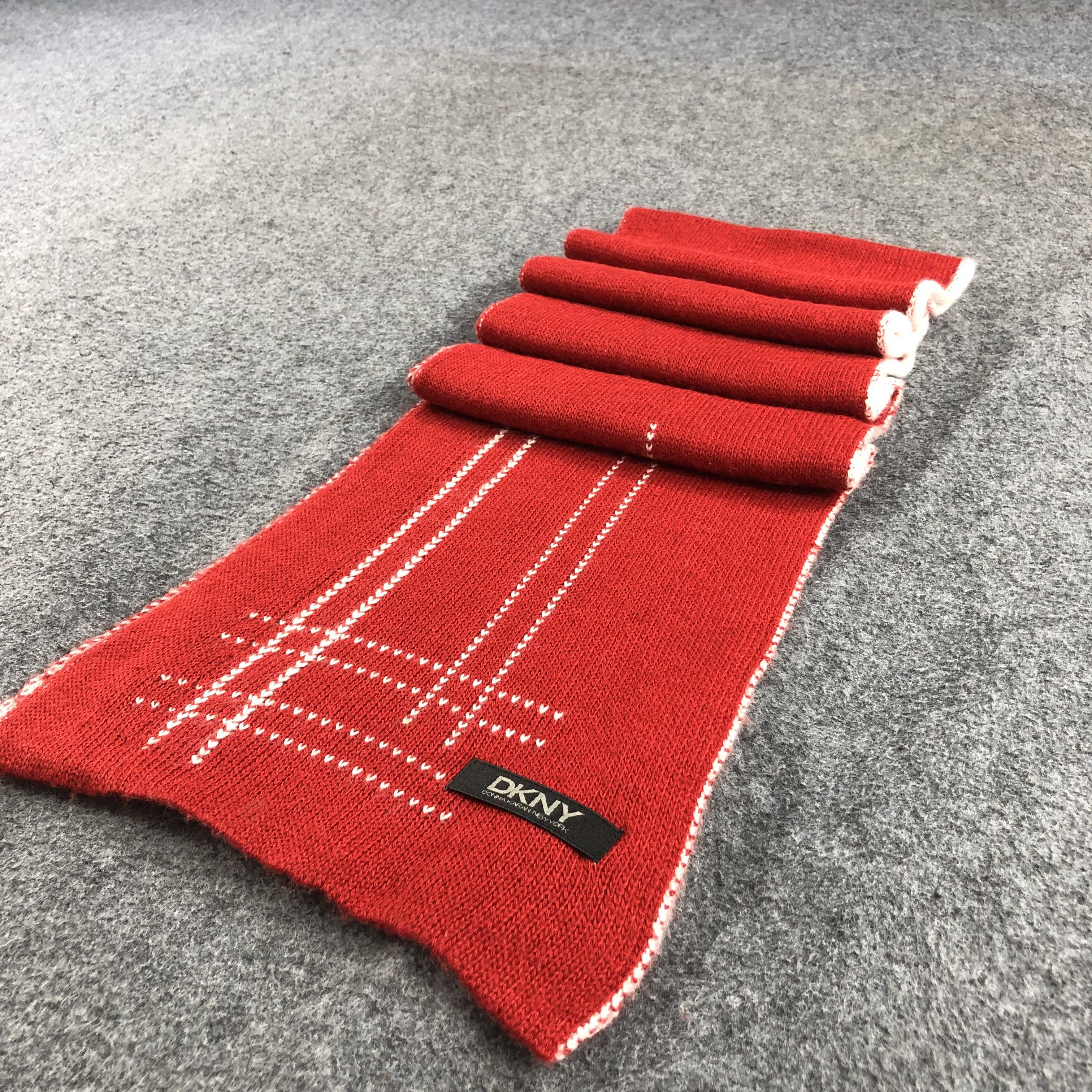 DKNY DKNY Wool Scarf Muffler V896 Size ONE SIZE - 3 Thumbnail