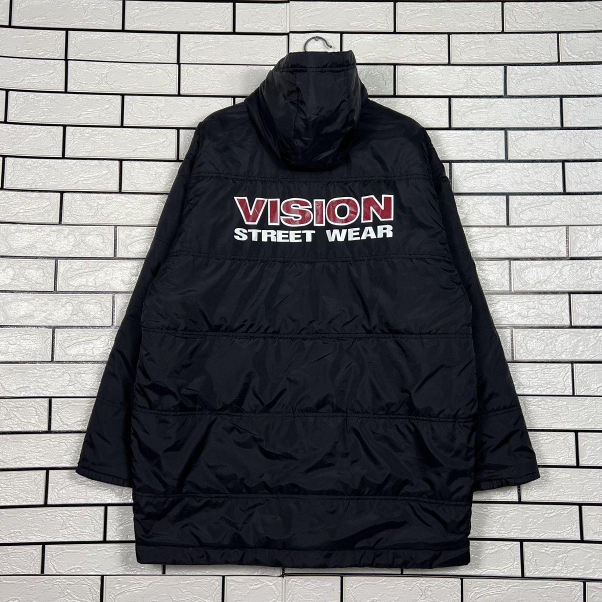 Vision Streetwear 90's VISION STREET WEAR Reversible Hooded Jacket #4061-C185 Size US L / EU 52-54 / 3 - 1 Thumbnail