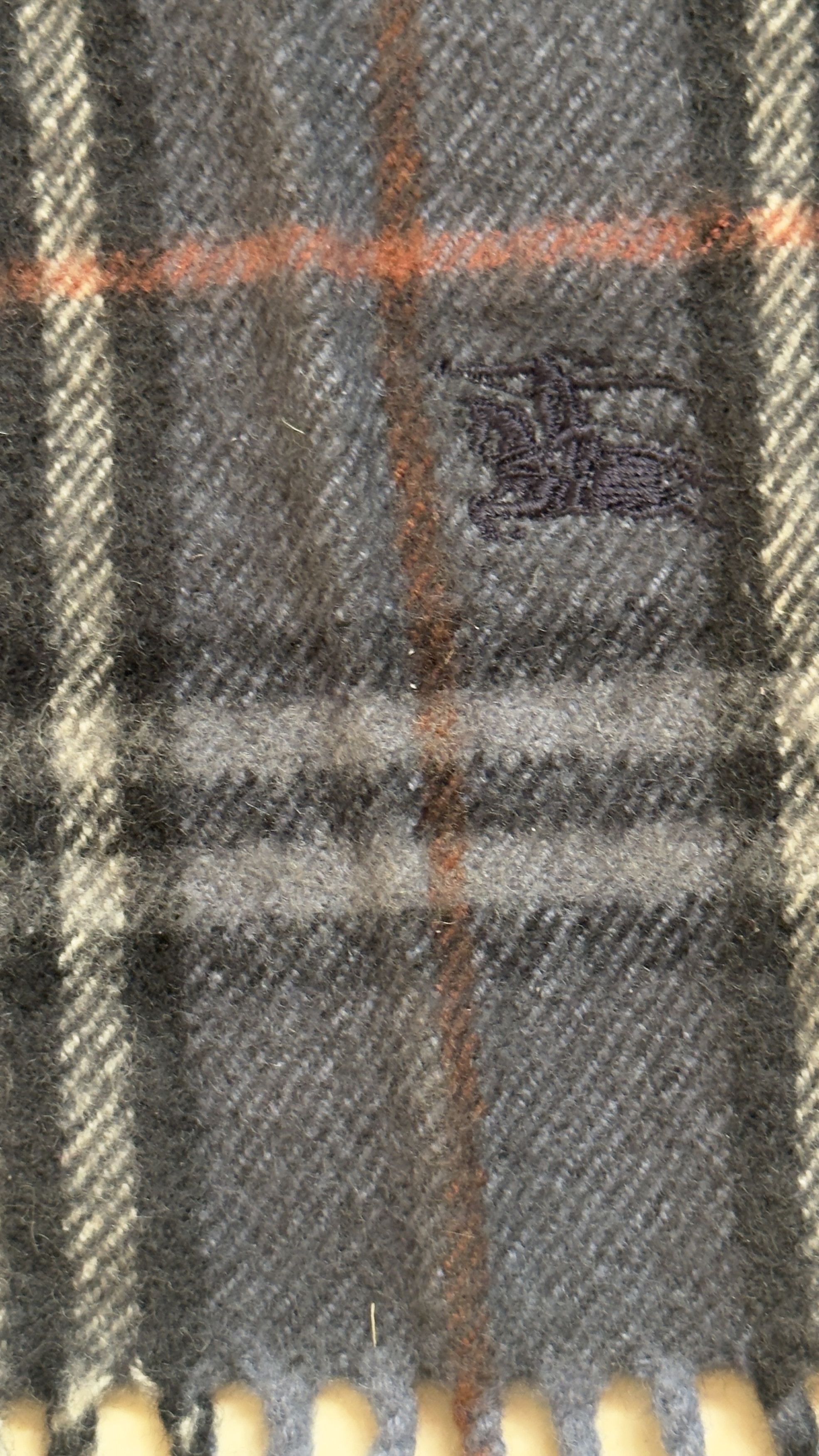 Burberry 🔥 unisex Burberry novacheck blue scarfs wool vintage Size ONE SIZE - 5 Thumbnail