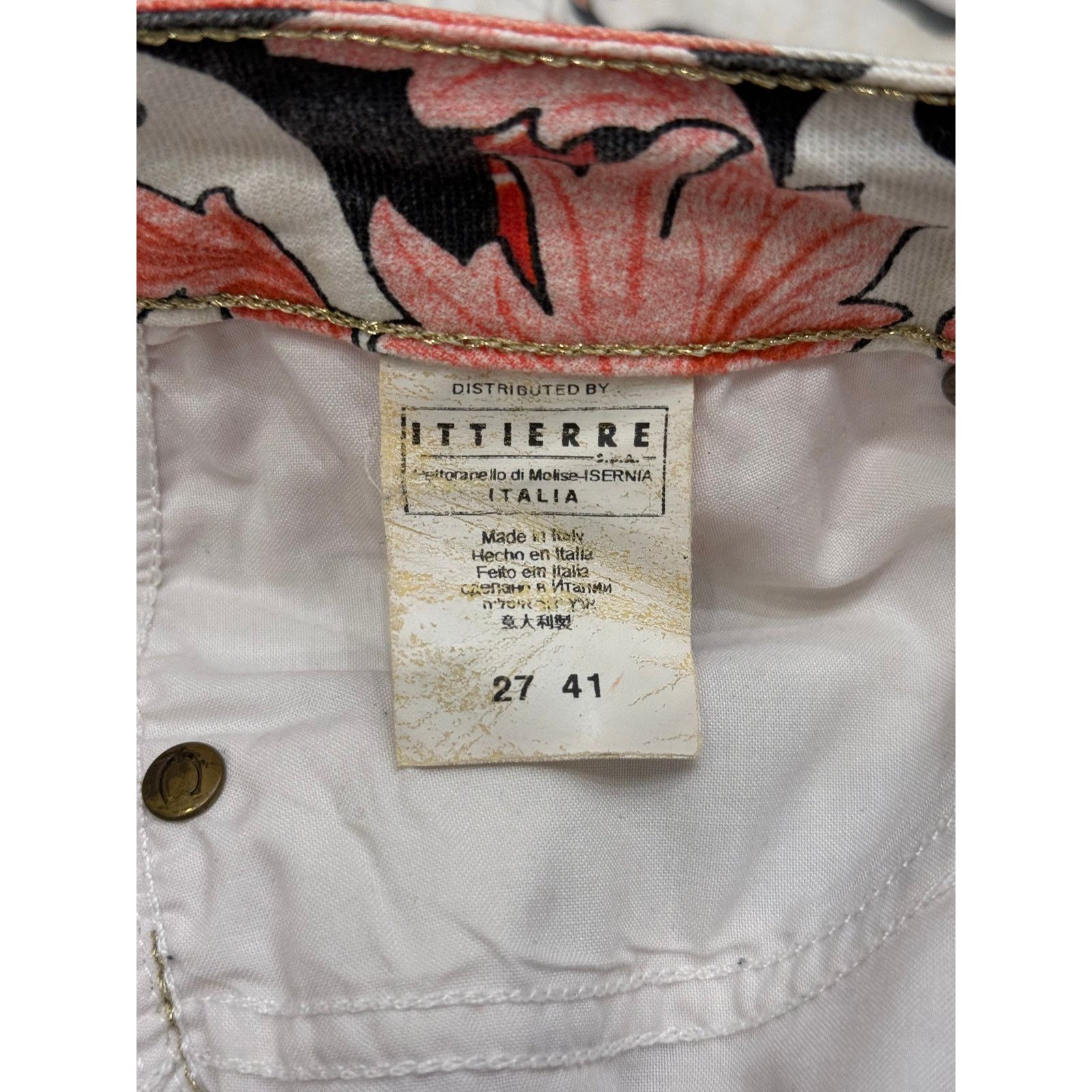 Roberto Cavalli 2000s Cavalli floral print pants Size US 27 - 7 Thumbnail