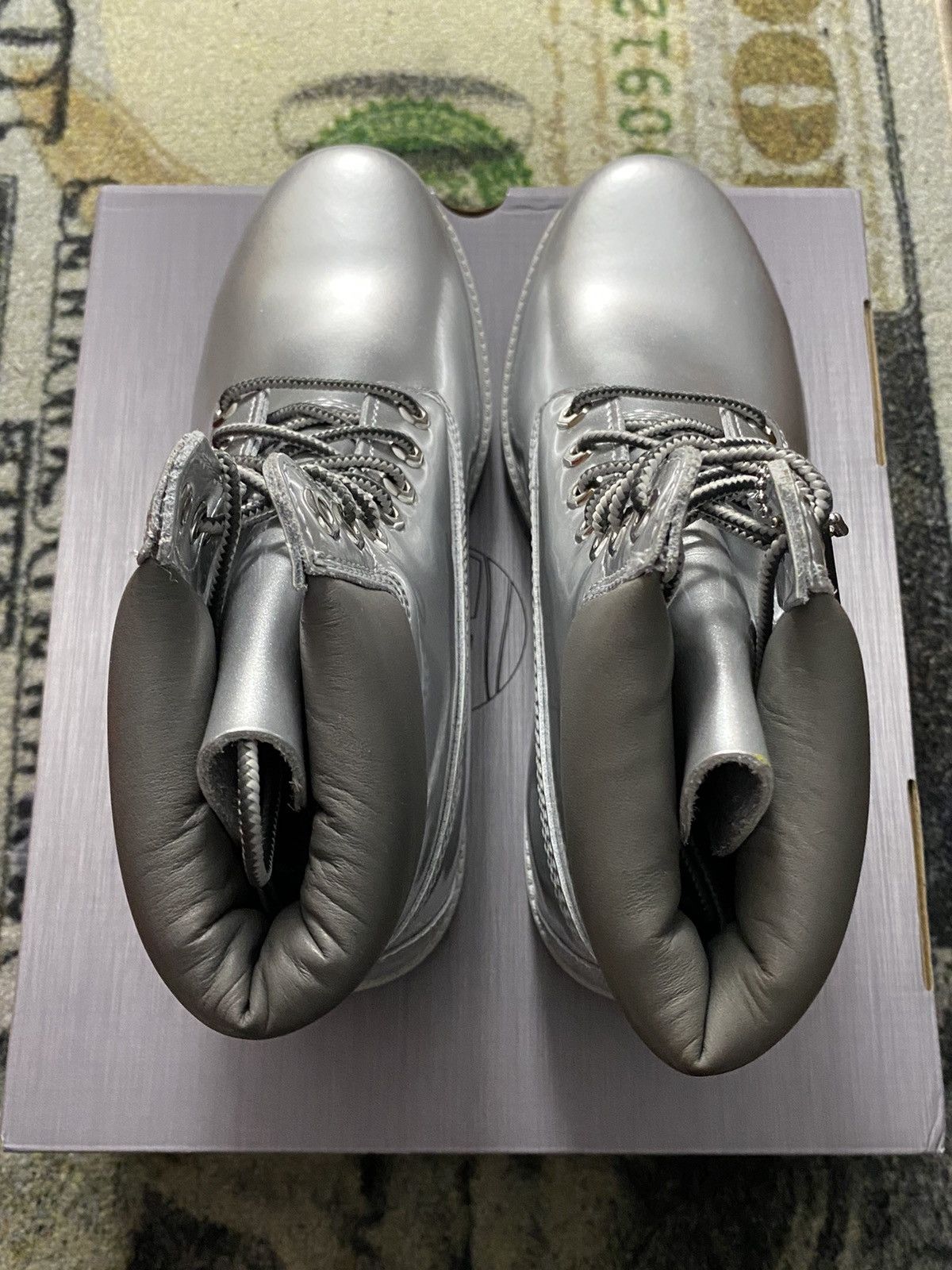 Timberland Timberland 6” Premium Boot Veneda Carter Silver Size US 6.5 / EU 39-40 - 5 Thumbnail