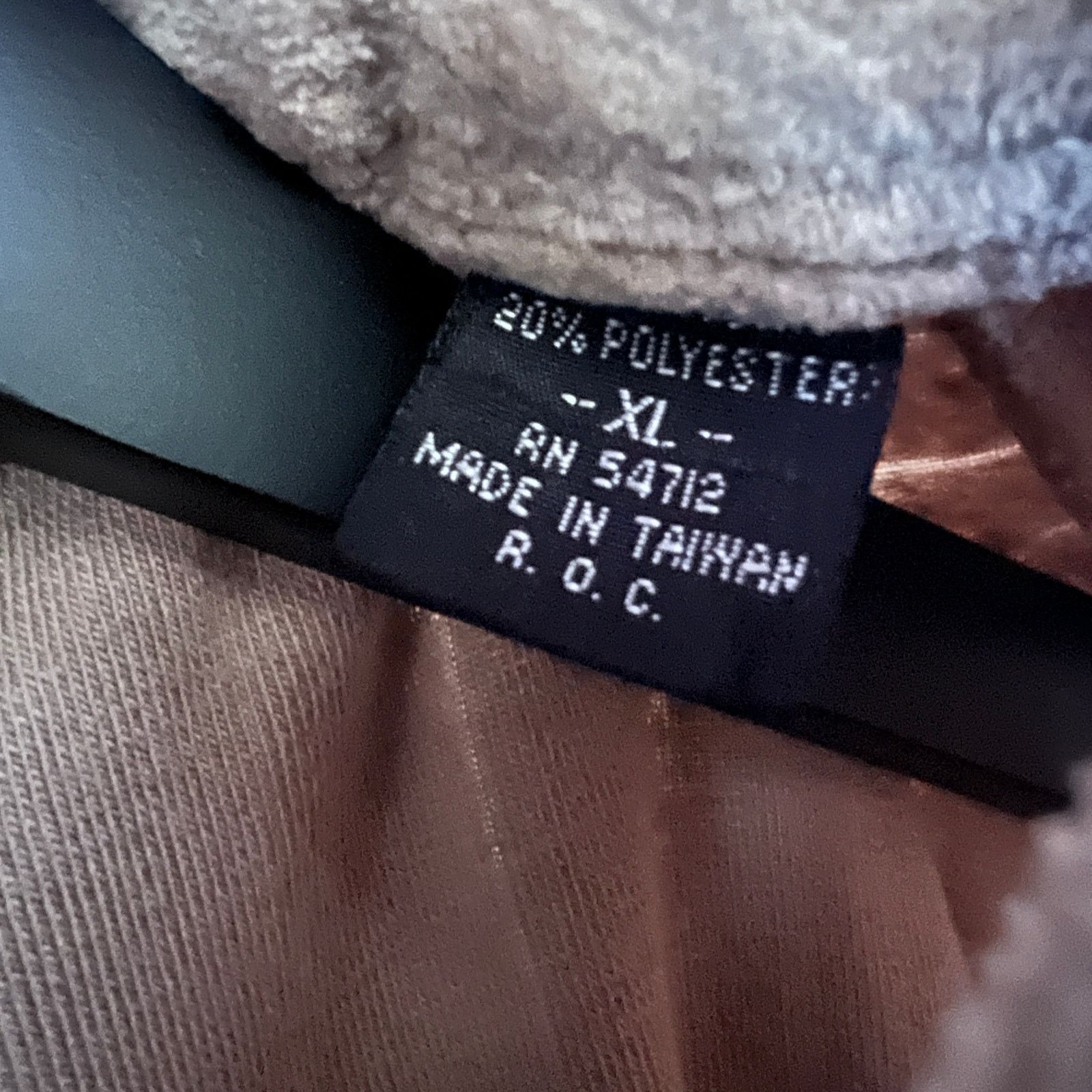 Vintage VTG Velour Setico Kangaroo Pocket Brown Shirt XL 23x38 NWT Size US XL / EU 56 / 4 - 5 Thumbnail