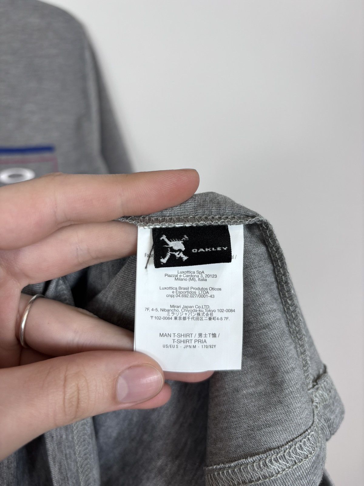 Oakley Oakley Gray Melange NWT Texas USA T-Shirt Tee Hydrolix Men’s Size US S / EU 44-46 / 1 - 12 Thumbnail