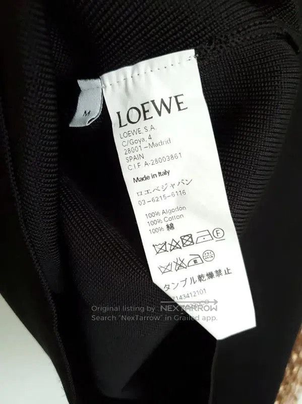 Loewe Loewe Black Long Sleeve Knit Top . Size M / US 6-8 / IT 42-44 - 6 Thumbnail