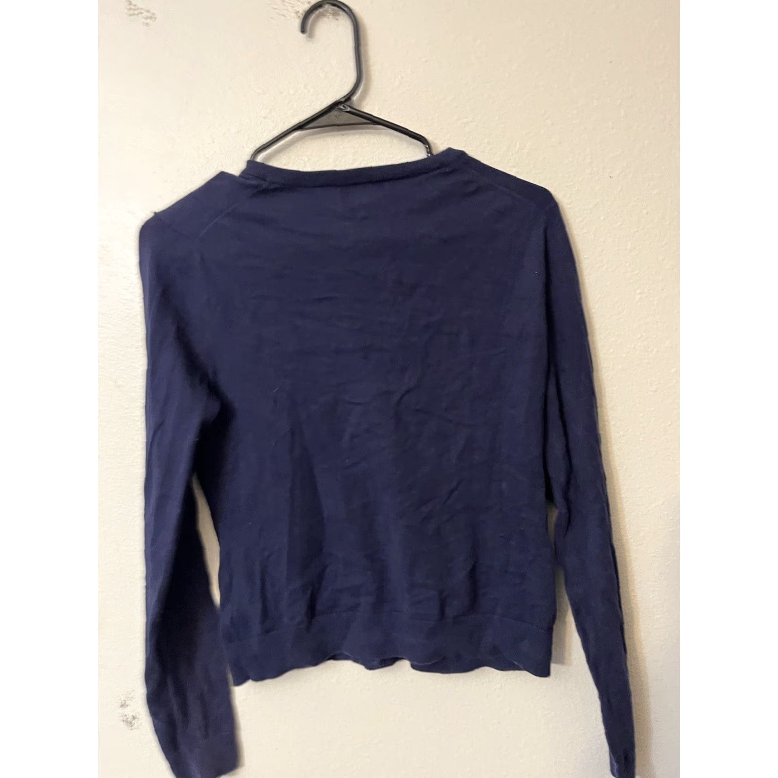 Lilly Pulitzer Lilly Pulitzer Cardigan Sweater Women's XS Navy Blue Long Sleeve Button Up Classic Preppy Size XS / US 0-2 / IT 36-38 - 2 Thumbnail