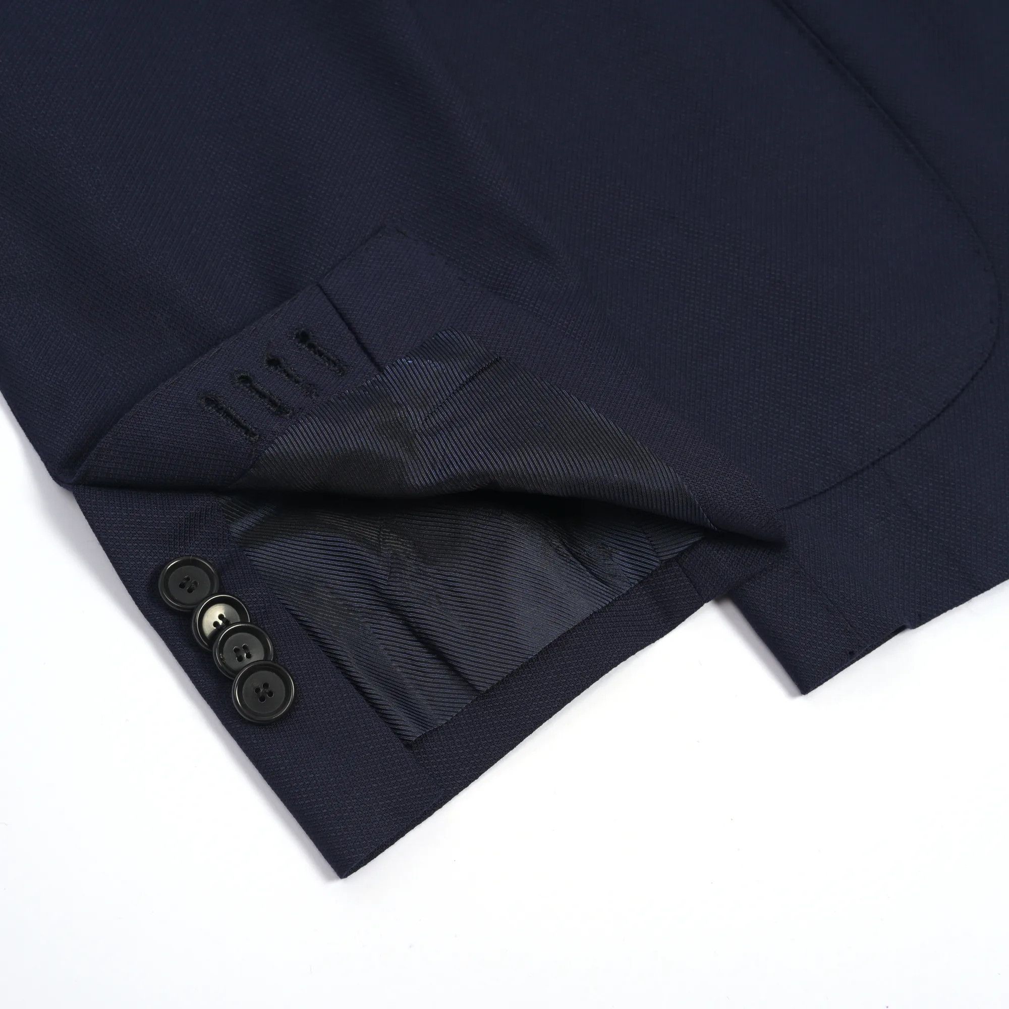 Cesare Attolini CESARE ATTOLINI navy unlined jacket (44 EU) Size 34R - 8 Thumbnail