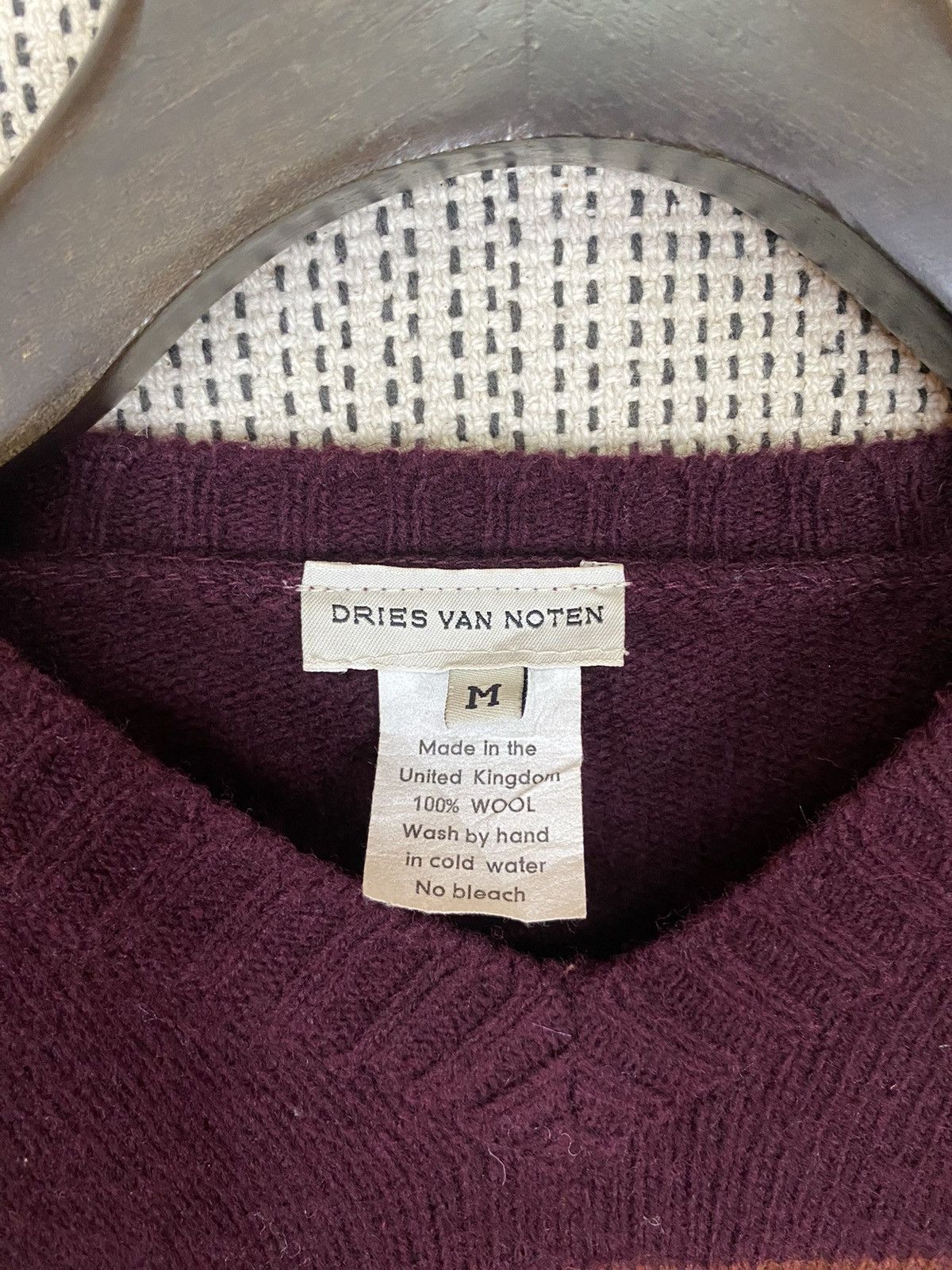 Dries Van Noten 🔥GRAILS🔥Vintage 90s Dries van noten knit wool sweater Size US M / EU 48-50 / 2 - 5 Thumbnail