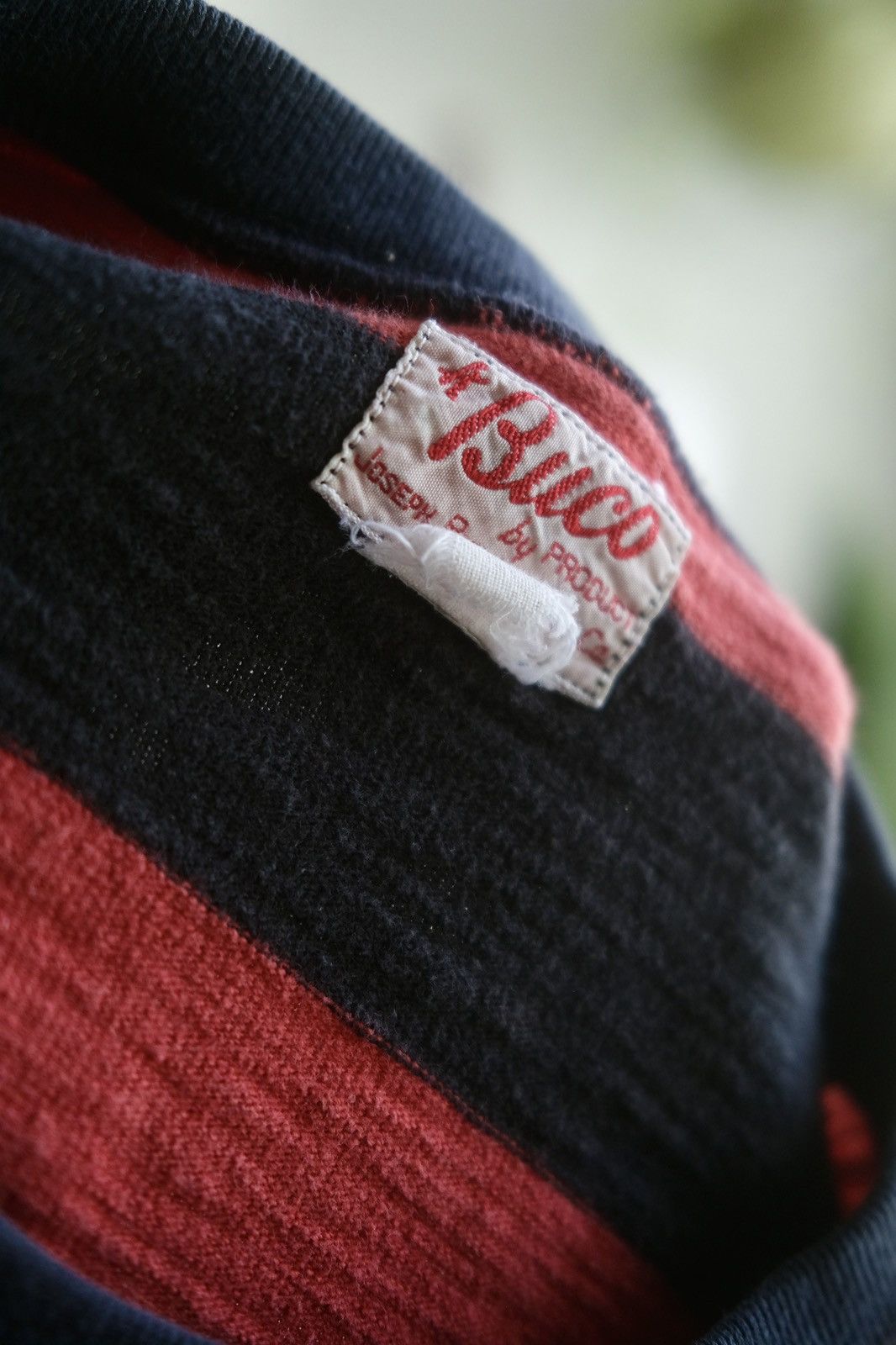 The Real McCoy's Real Mccoy’s Buco Red Striped Tee (Longsleeve) Size US S / EU 44-46 / 1 - 2 Thumbnail