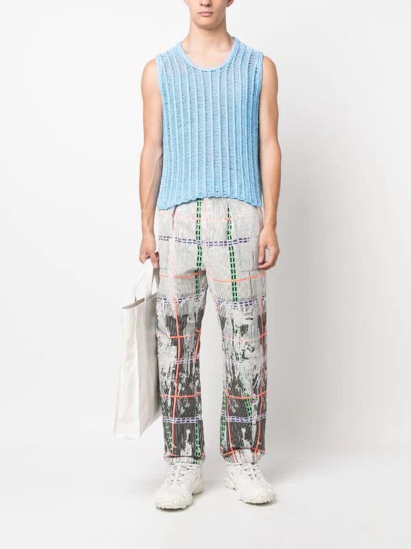 image of Avant Garde x Henrik Vibskov ds! Fw22 Henrik Vibskov Razor Splash Fusion Casual Pants (Size 32)