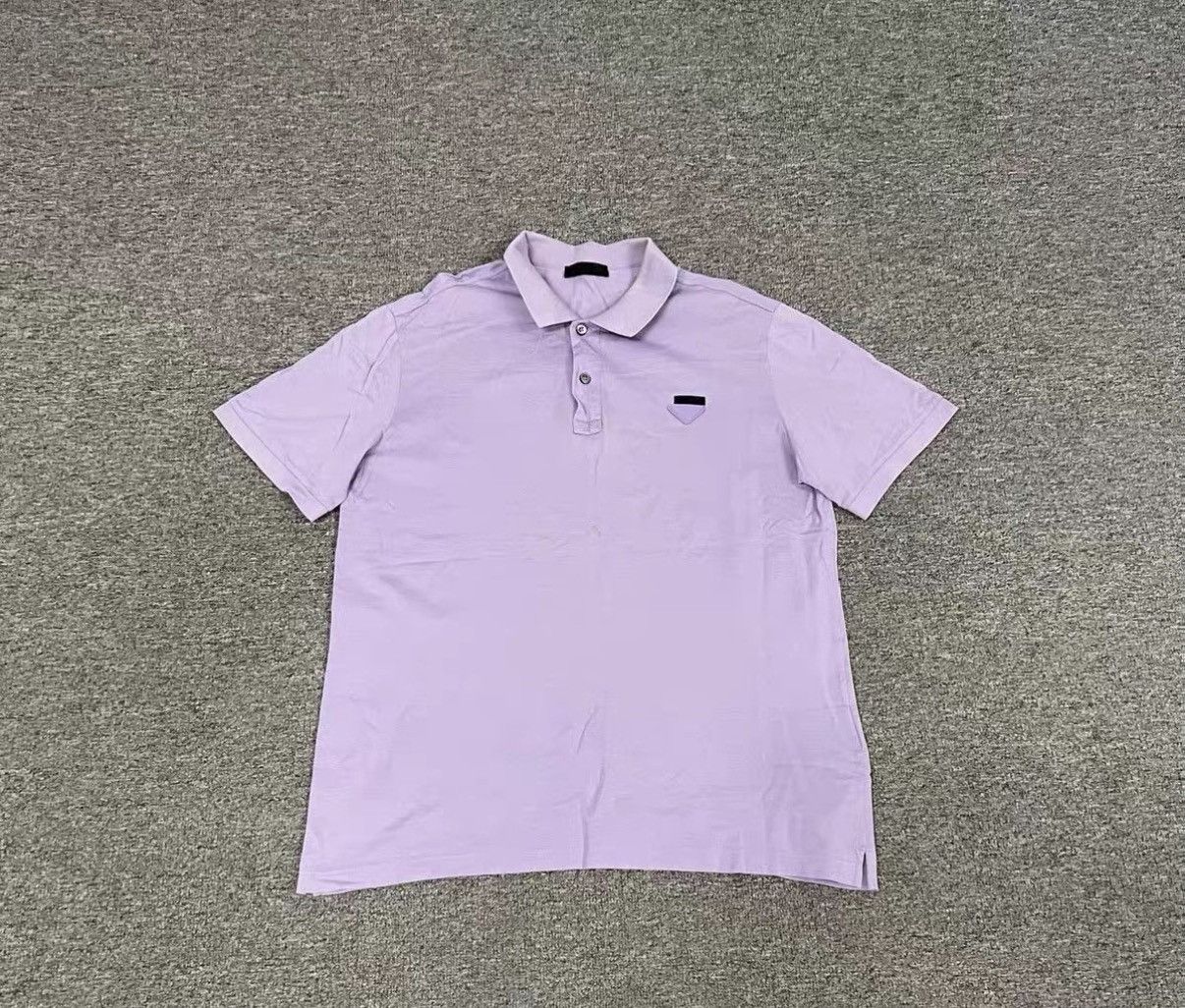 Prada Prada Triangle Logo Short Sleeve Polo Shirt J16 Size US XL / EU 56 / 4 - 1 Thumbnail