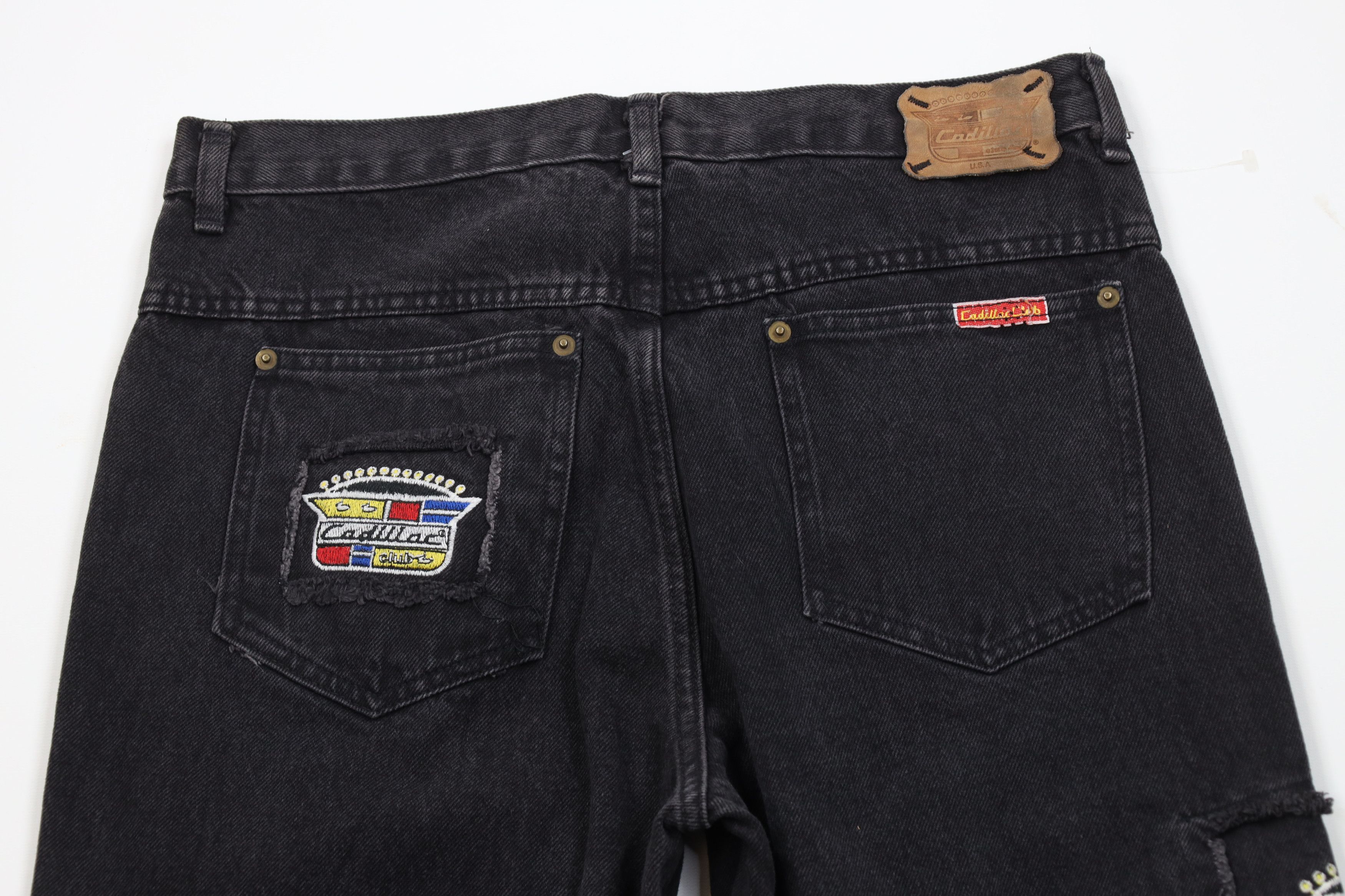 Cadillac Deadstock Vintage 80s 90s Cadillac Straight Leg Jeans USA Size US 34 / EU 50 - 11 Thumbnail