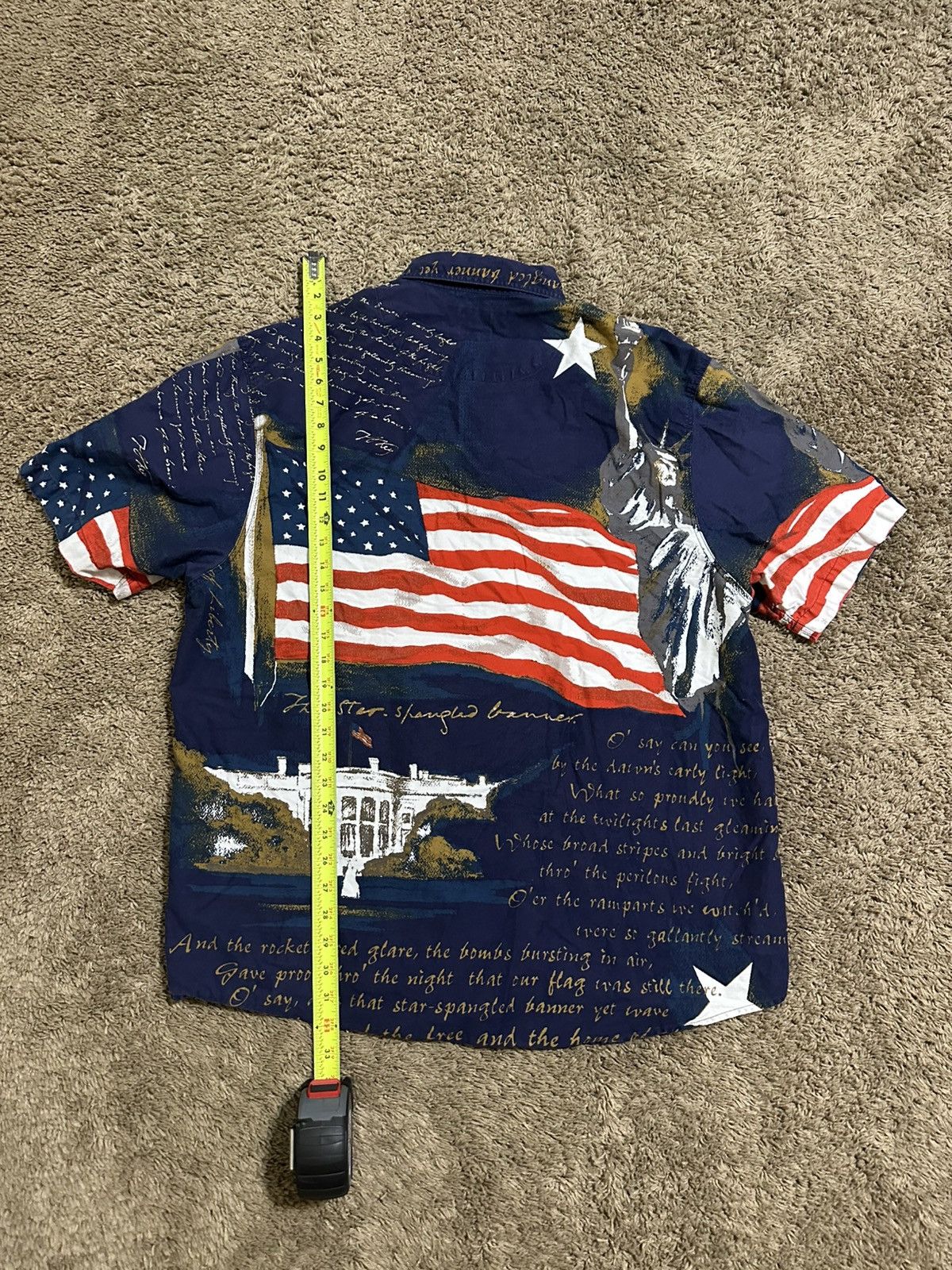 Nike × Vintage Vintage 4th of July statute of liberty shirt 00s size XL Size US L / EU 52-54 / 3 - 7 Thumbnail