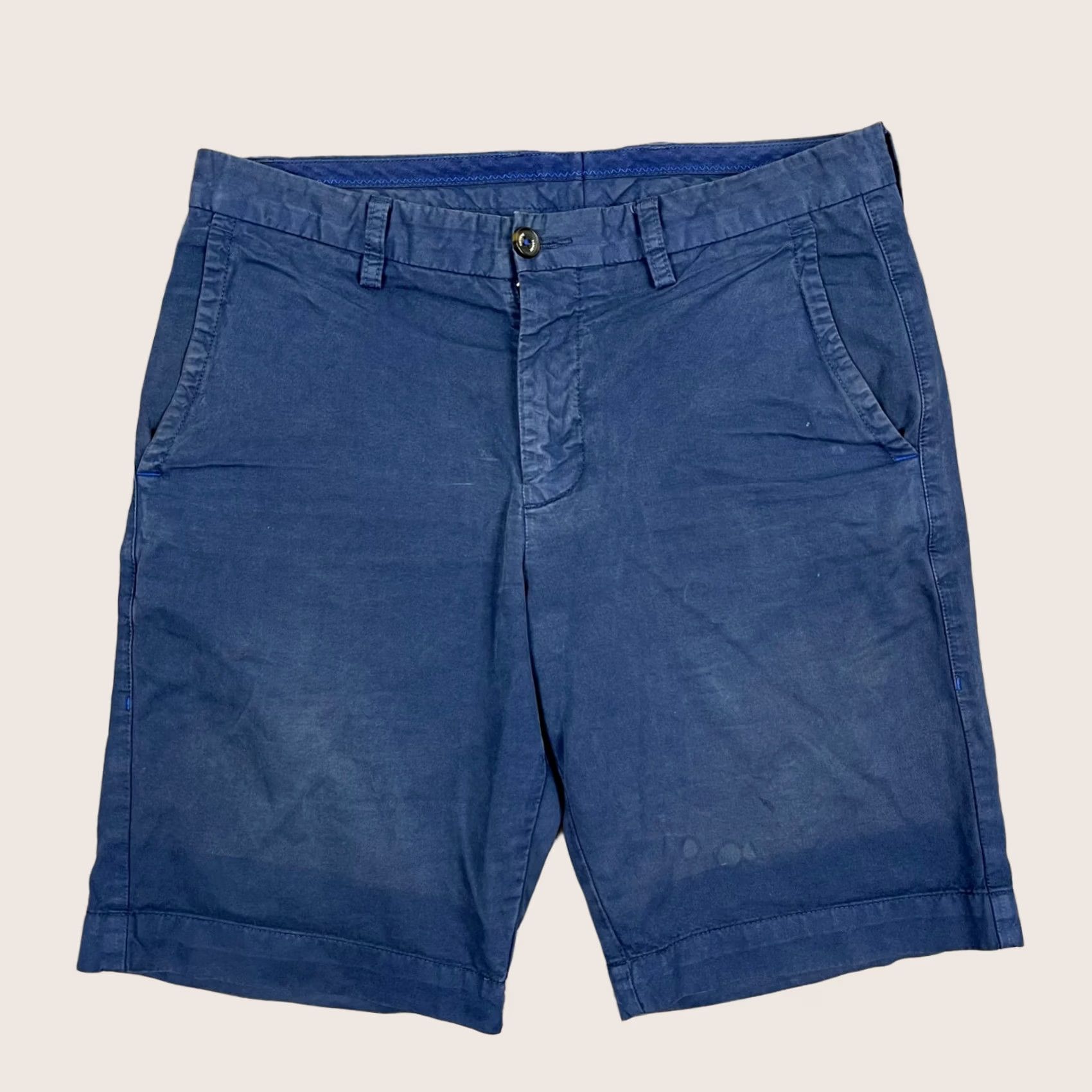 Tommy Bahama Tommy Bahama Mens Chino Shorts 30 x 9 Blue Lightweight Casual Bermuda Relaxed Men’s 30 Blue Chino Shorts Size US 30 / EU 46 - 1 Thumbnail