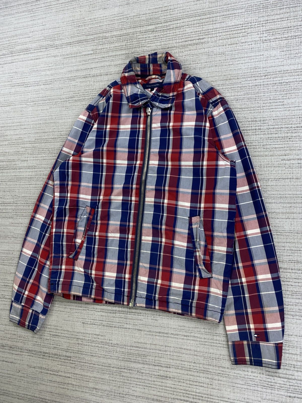 Japanese Brand × Tommy Hilfiger × Vintage Vintage Tommy Hilfiger Checked Jacket Size US M / EU 48-50 / 2 - 4 Thumbnail