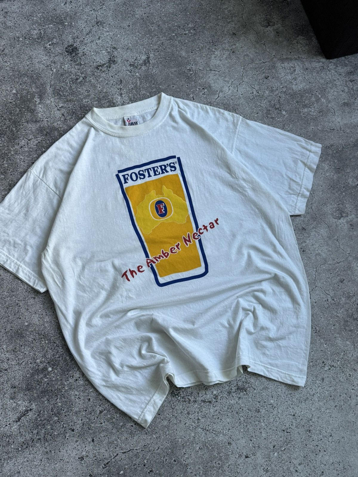Vintage Vintage rare Foster’s the amber nectar t-shirt Size US XL / EU 56 / 4 - 2 Thumbnail