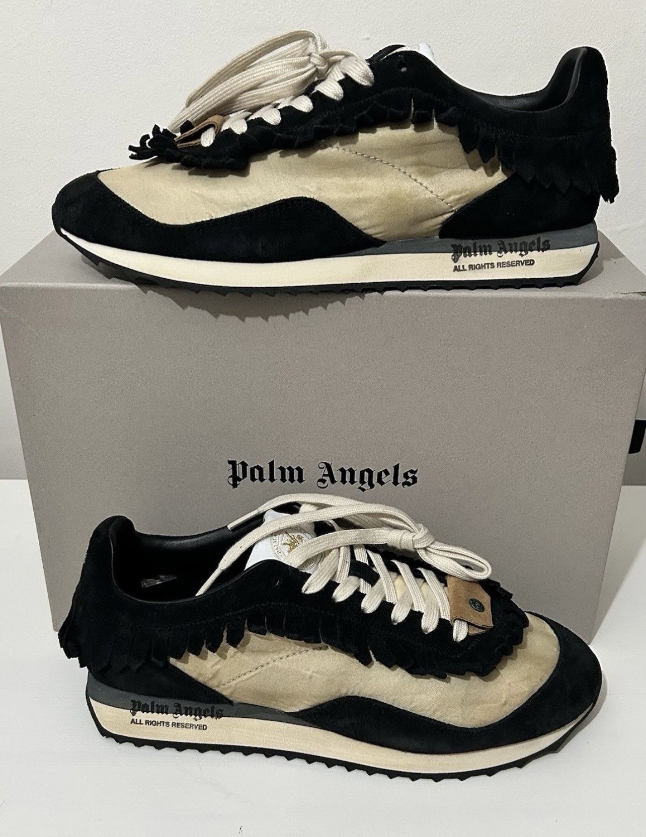Palm Angels Palm Angels fringe low-top sneakers Uk 9 Size US 9 / EU 42 - 1 Thumbnail