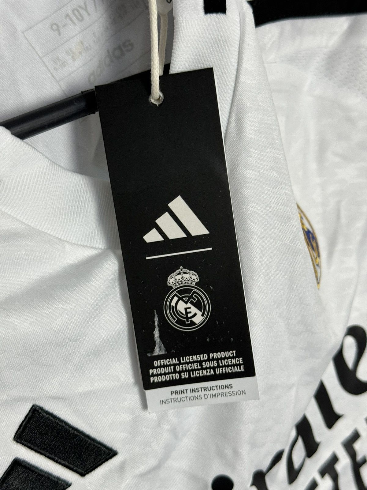 Adidas KIDS New Real Madrid 24/25 Home Bellingham Football Jersey Size US XS / EU 42 / 0 - 10 Thumbnail