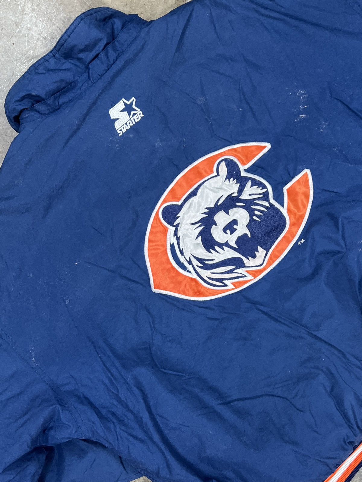 NFL × Vintage Vintage 90s Starter NFL Chicago Bears Quarter Pullover Large Size US L / EU 52-54 / 3 - 4 Thumbnail