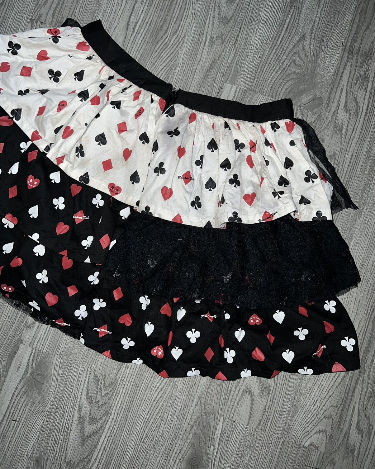 Vivienne Westwood Banana fish playing card layered skirt ♥️♣️♠️♦️ Size 26" / US 2 / IT 38 - 14 Thumbnail