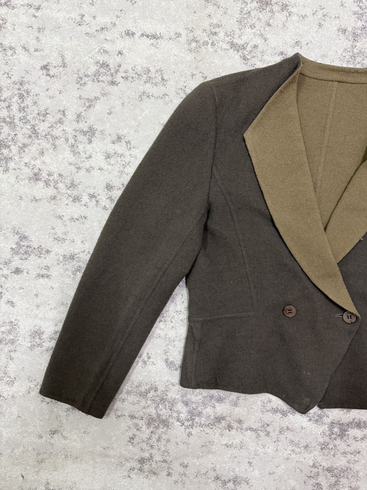 Aquascutum Aquascutum Regent 100 Cropped Wool Blazer Jacket Size S / US 4 / IT 40 - 4 Thumbnail
