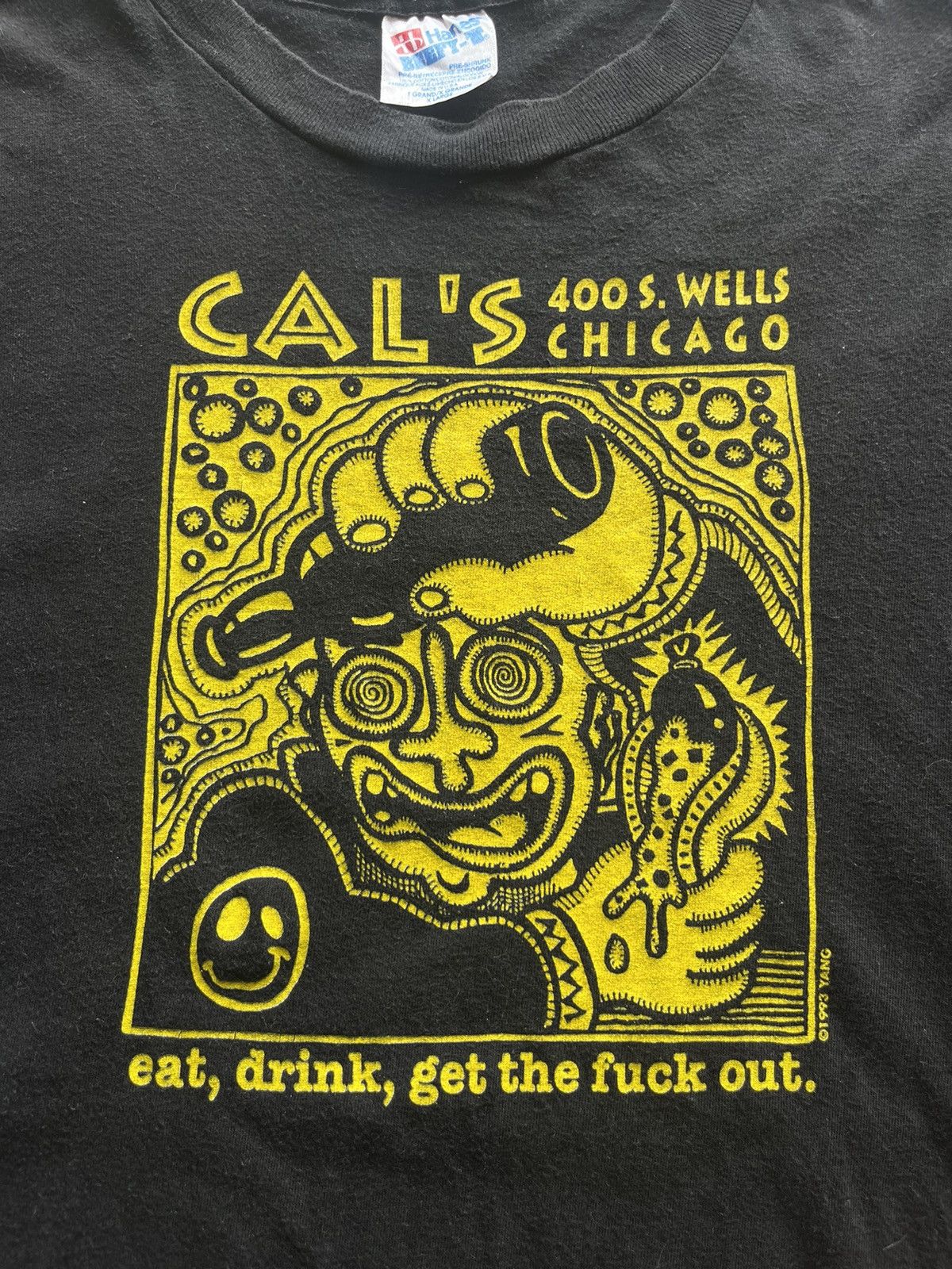 Vintage Vintage CAL’S eat,drink, get the fuck out 1993’s by YANG Size US XL / EU 56 / 4 - 3 Thumbnail