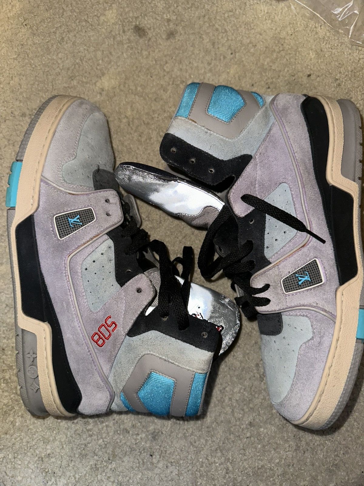 Louis Vuitton Louis Vuitton 508 X Virgil high top trainers Size US 8.5 / EU 41-42 - 1 Thumbnail