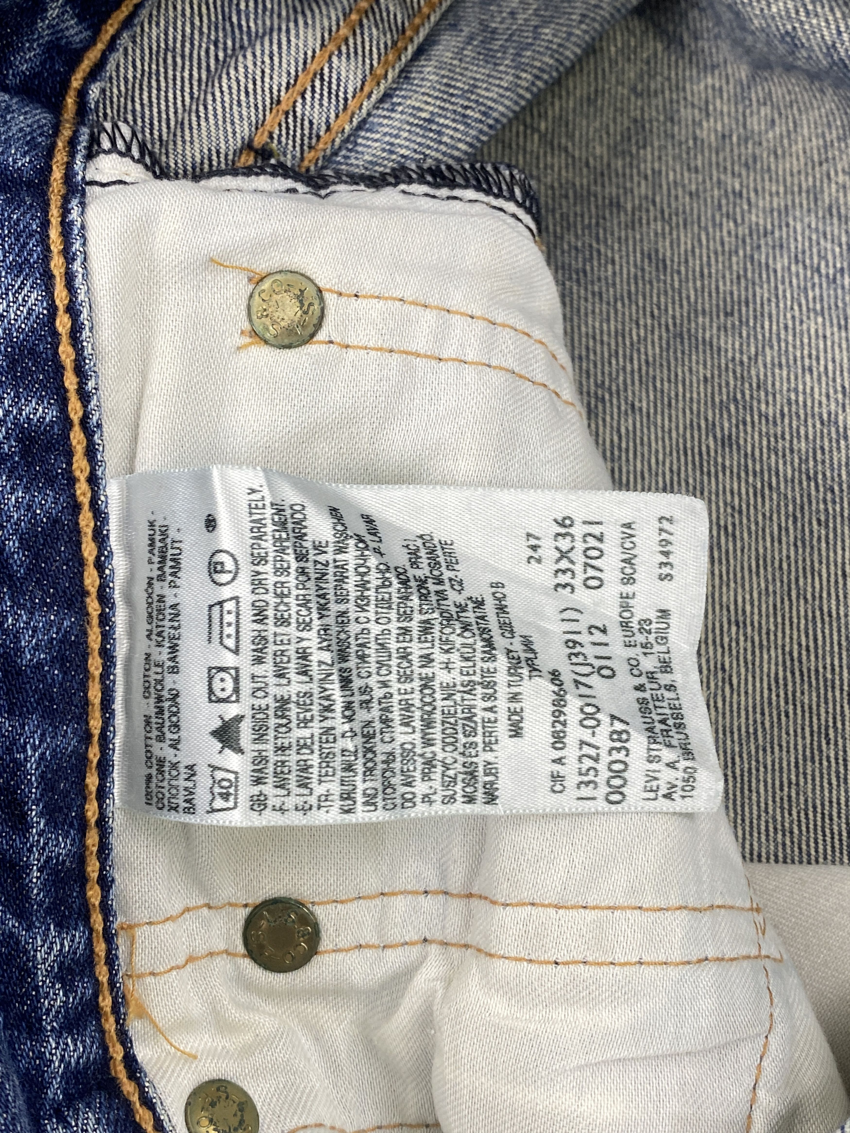 Levi's × Vintage Vintage Levi's 527 Faded Blue Bootcut Jeans Size US 34 / EU 50 - 12 Thumbnail