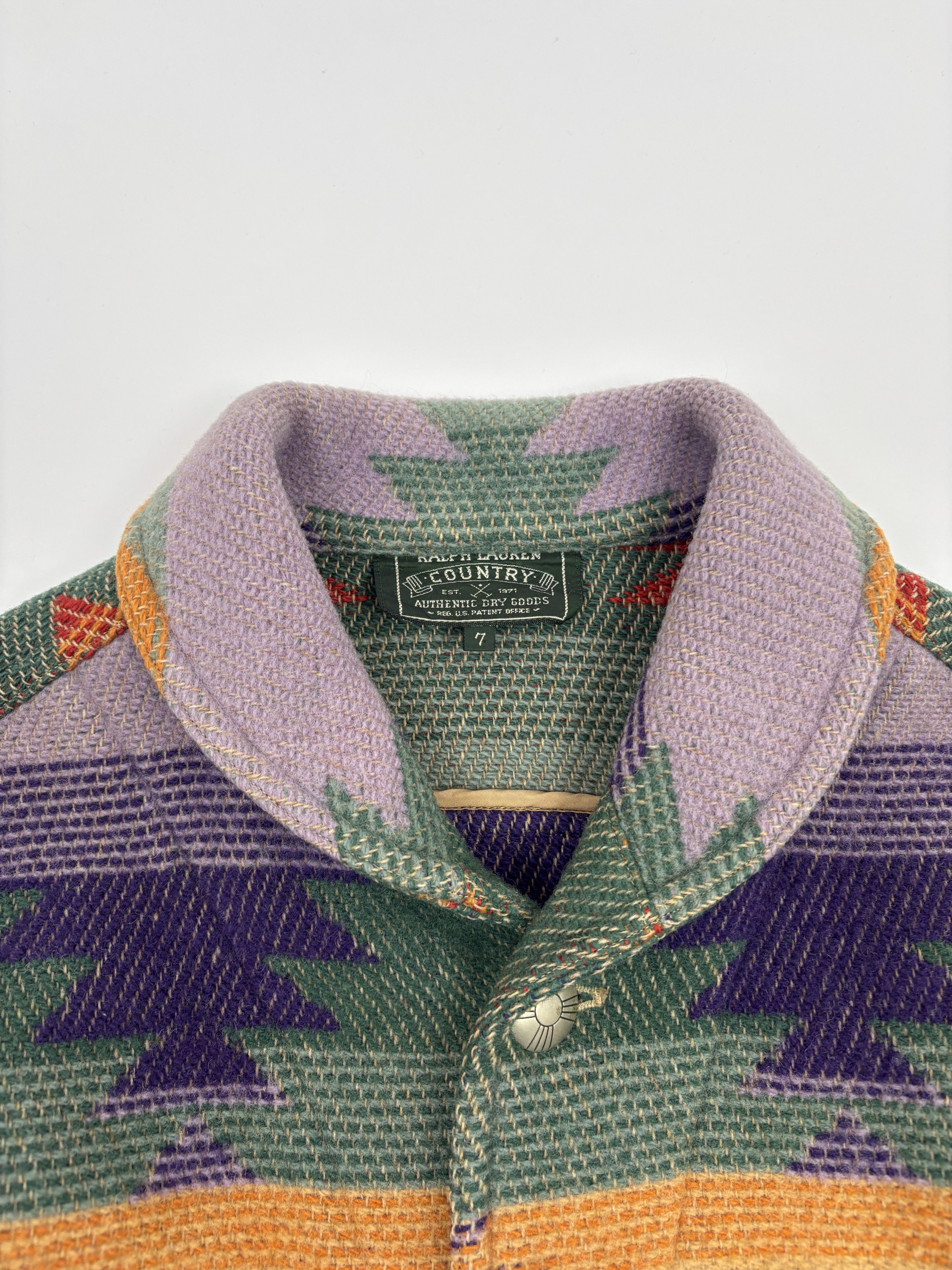 Ralph Lauren Ralph Lauren Country Native Rug Jacket Size M / US 6-8 / IT 42-44 - 6 Thumbnail
