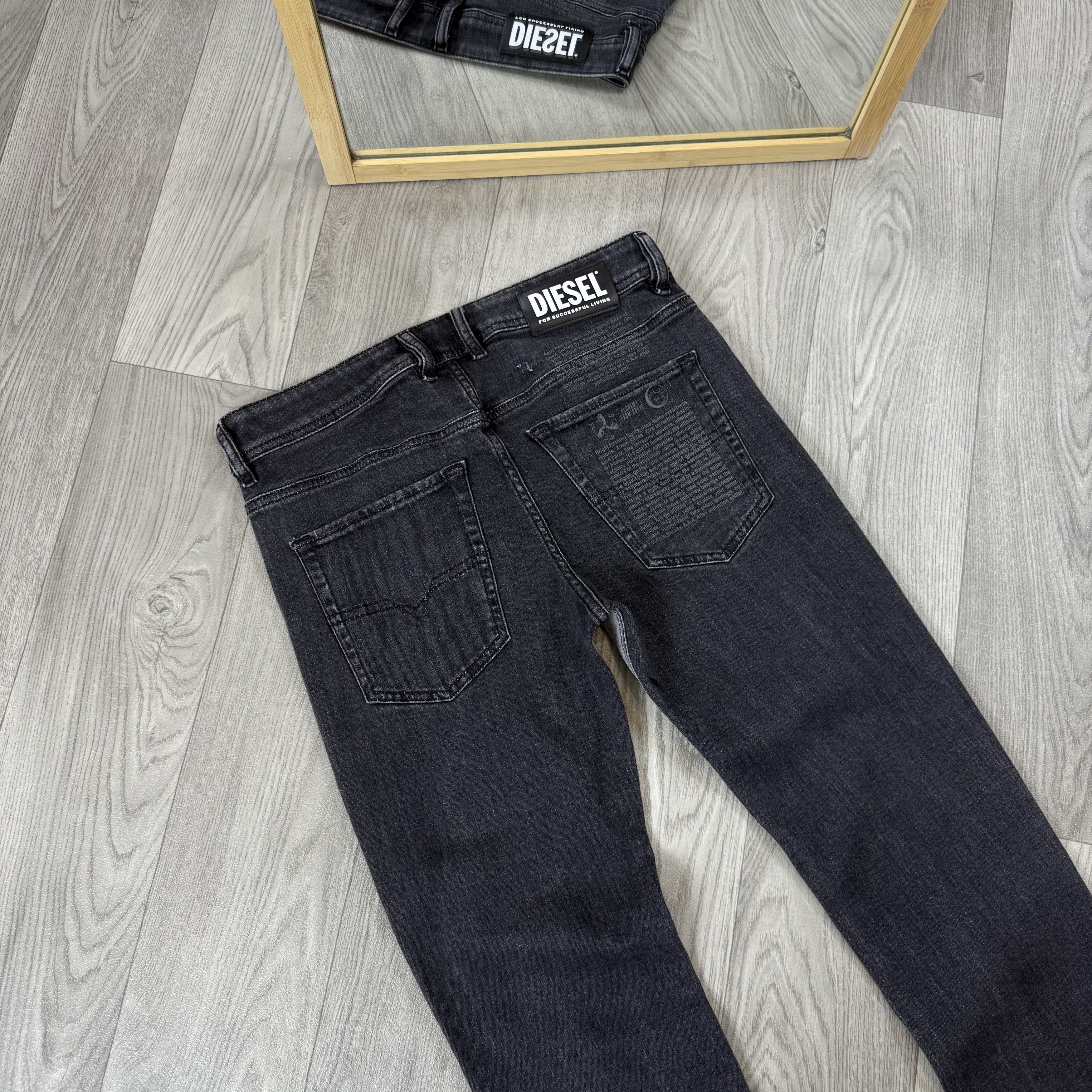 Diesel Diesel Sleenker-X-SP Slim Skinny Grey Denim Jeans Size US 30 / EU 46 - 8 Thumbnail