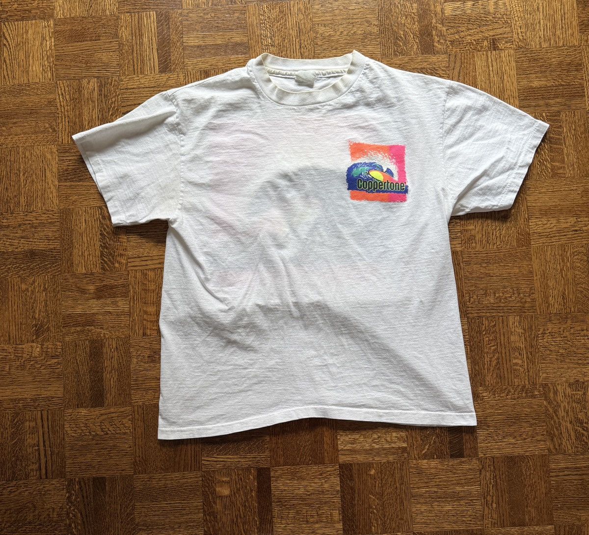 Vintage Vintage 90s Coppertone Sunscreen Graphic Tee Size US L / EU 52-54 / 3 - 2 Thumbnail