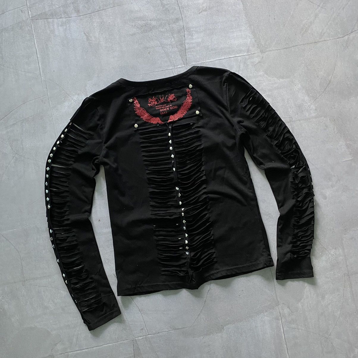 Japanese Brand VTG 90s Opium Goth Bandage Zip Longsleeve Tripp NYC Style Size M / US 6-8 / IT 42-44 - 7 Thumbnail