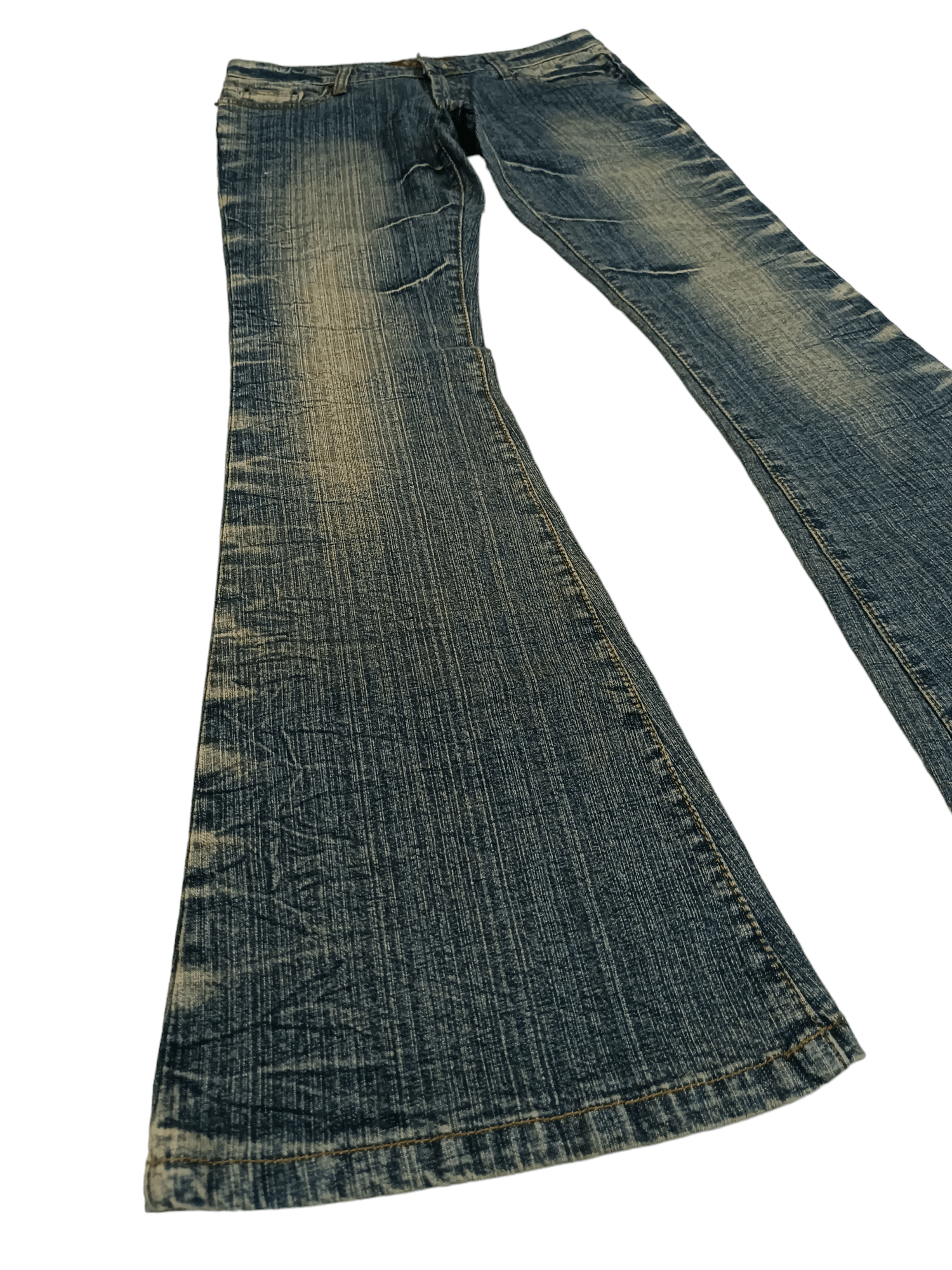 image of Le Grande Bleu L G B x Tornado Mart Dope ! Super Flared Denim, Men's (Size 30)