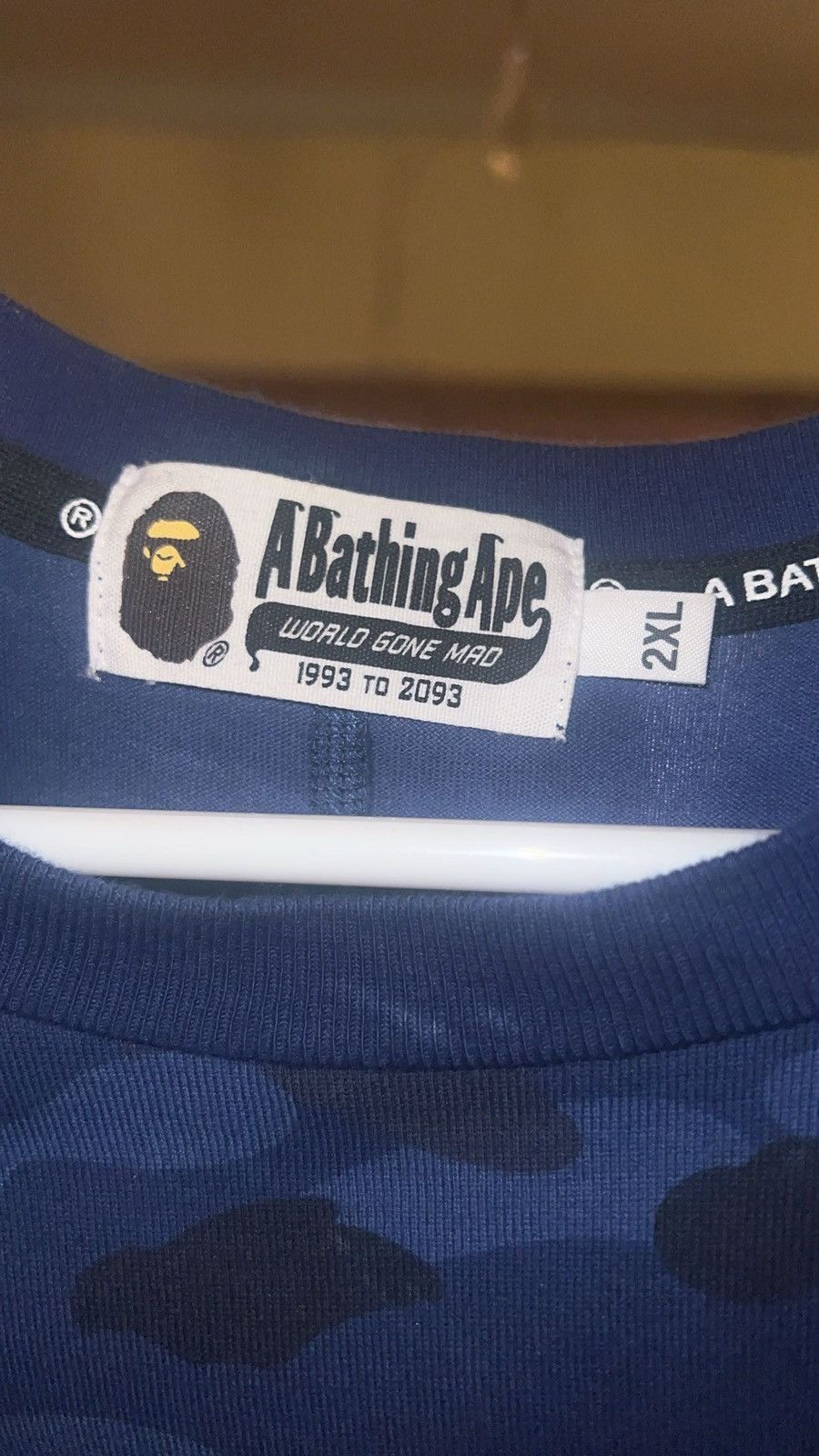 Bape COLOR CAMO SIDE SHARK TEE Size US XXL / EU 58 / 5 - 6 Thumbnail