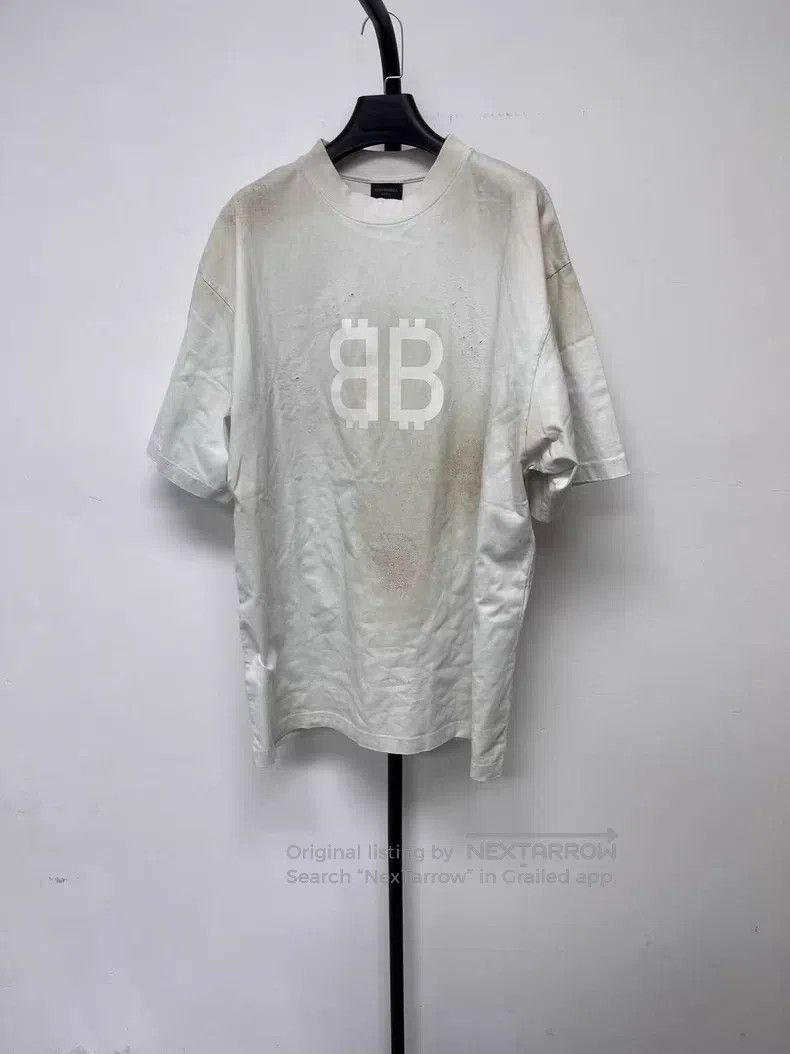 Balenciaga Balenciaga Letter Logo Printed Round Neck Short Sleeve T-S Size US M / EU 48-50 / 2 - 1 Thumbnail