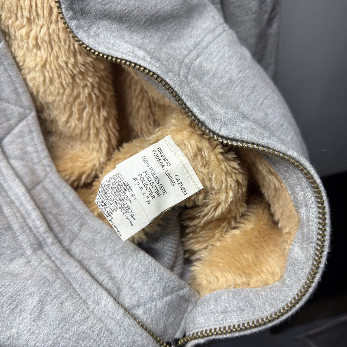 Diesel Diesel Faux Fur Lined Zip Up Hoodie ifsixwasnine ERD Grunge Size US L / EU 52-54 / 3 - 12 Thumbnail