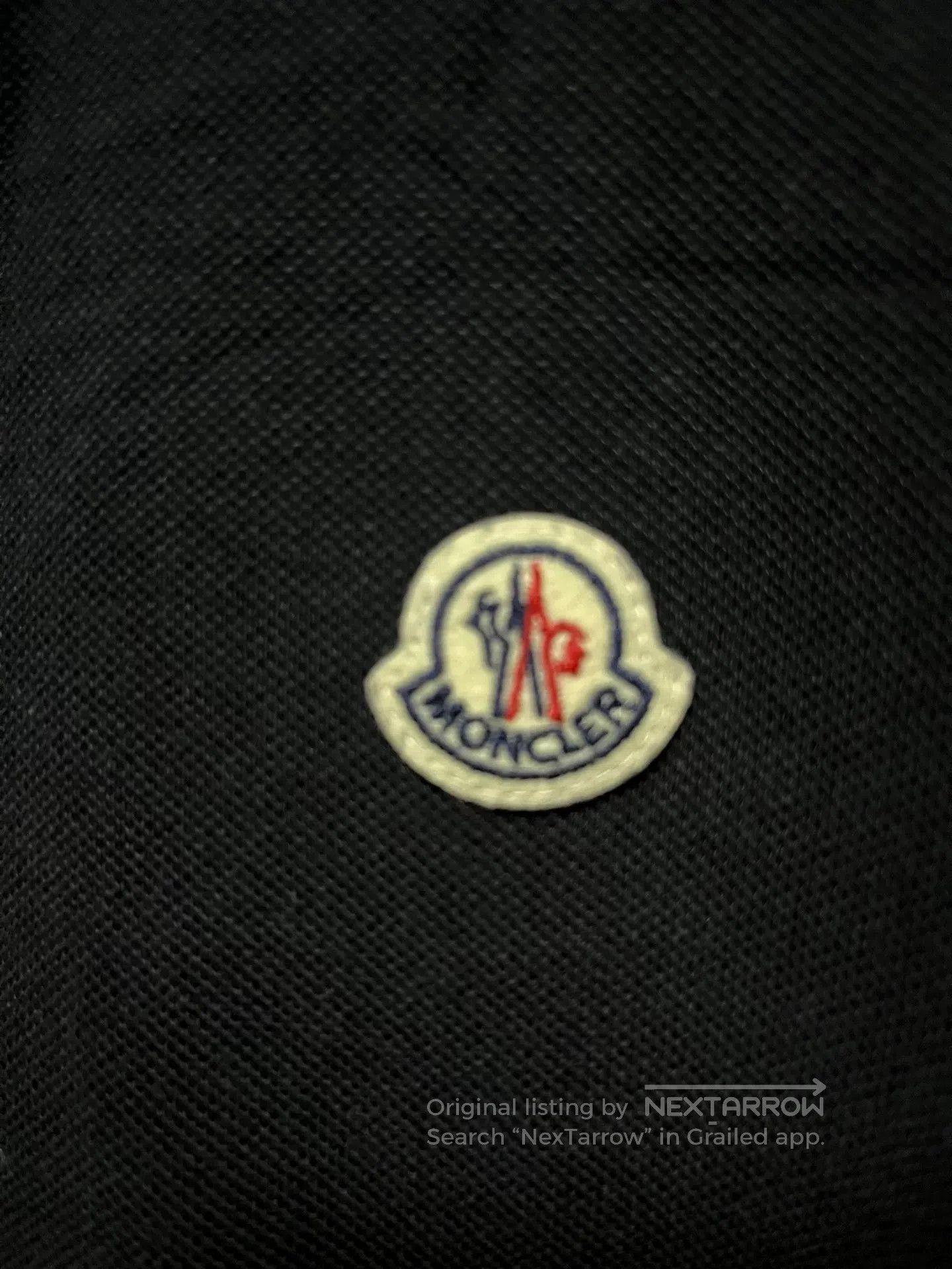 Moncler Moncler Men's Polo Shirt with Logo. Size US XXL / EU 58 / 5 - 4 Thumbnail